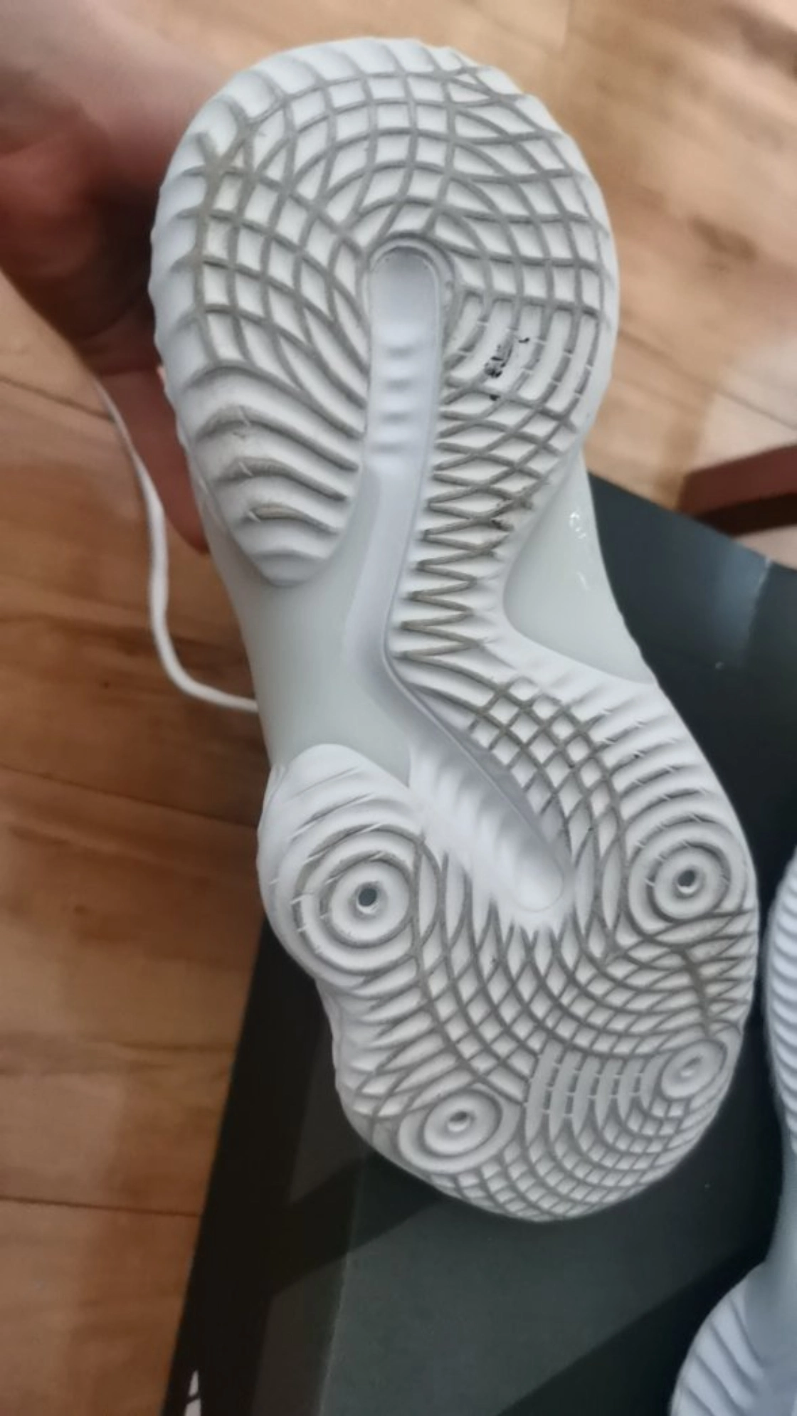 custom review-Adidas Pro Bounce 2018 Амортизаторы Slip-resistant MID Топ Баскетбольные кроссовки Мужской Экрю Азиатская Версия