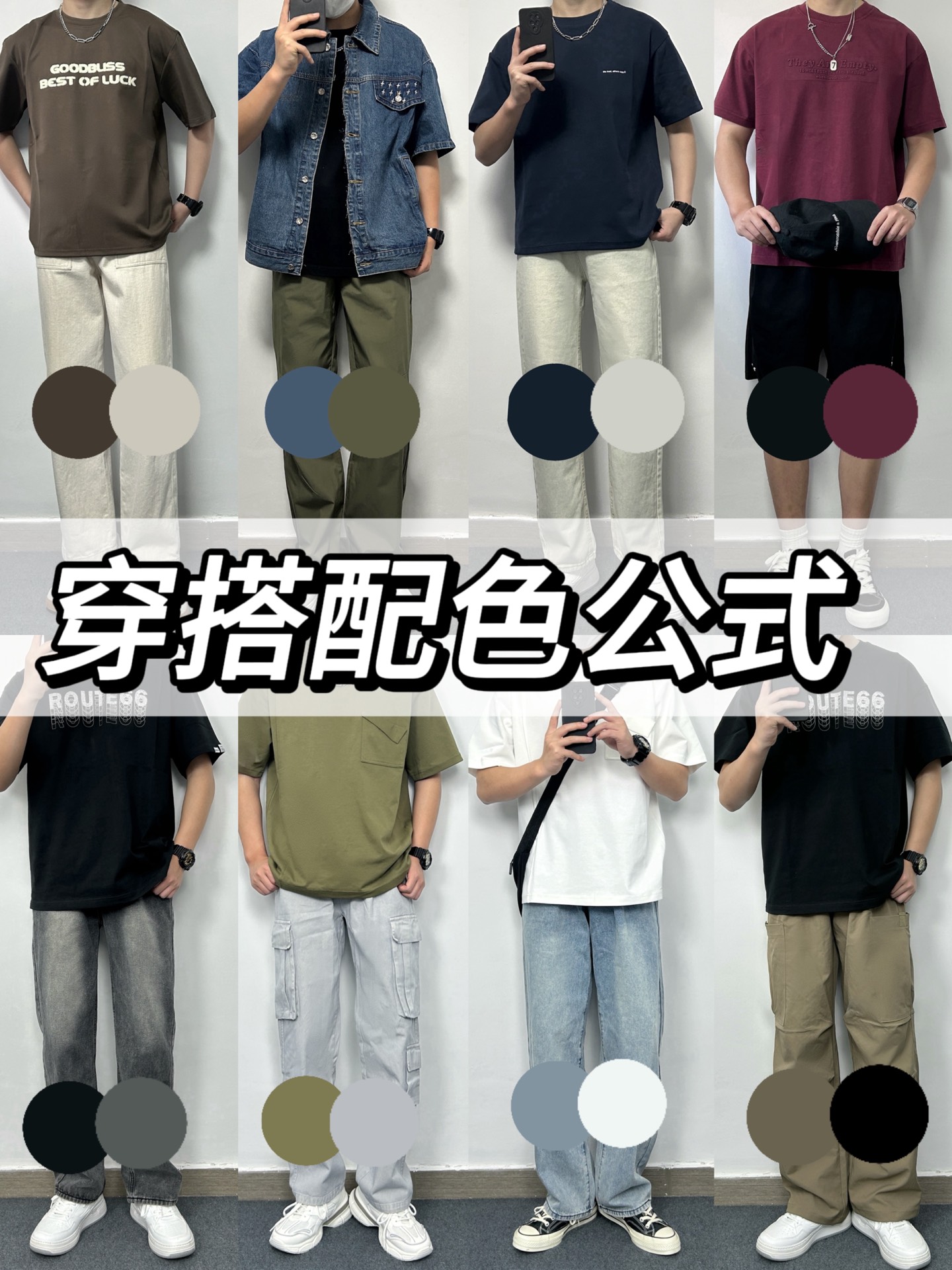 男生通勤风ootd推荐 #男生衣服色彩搭配