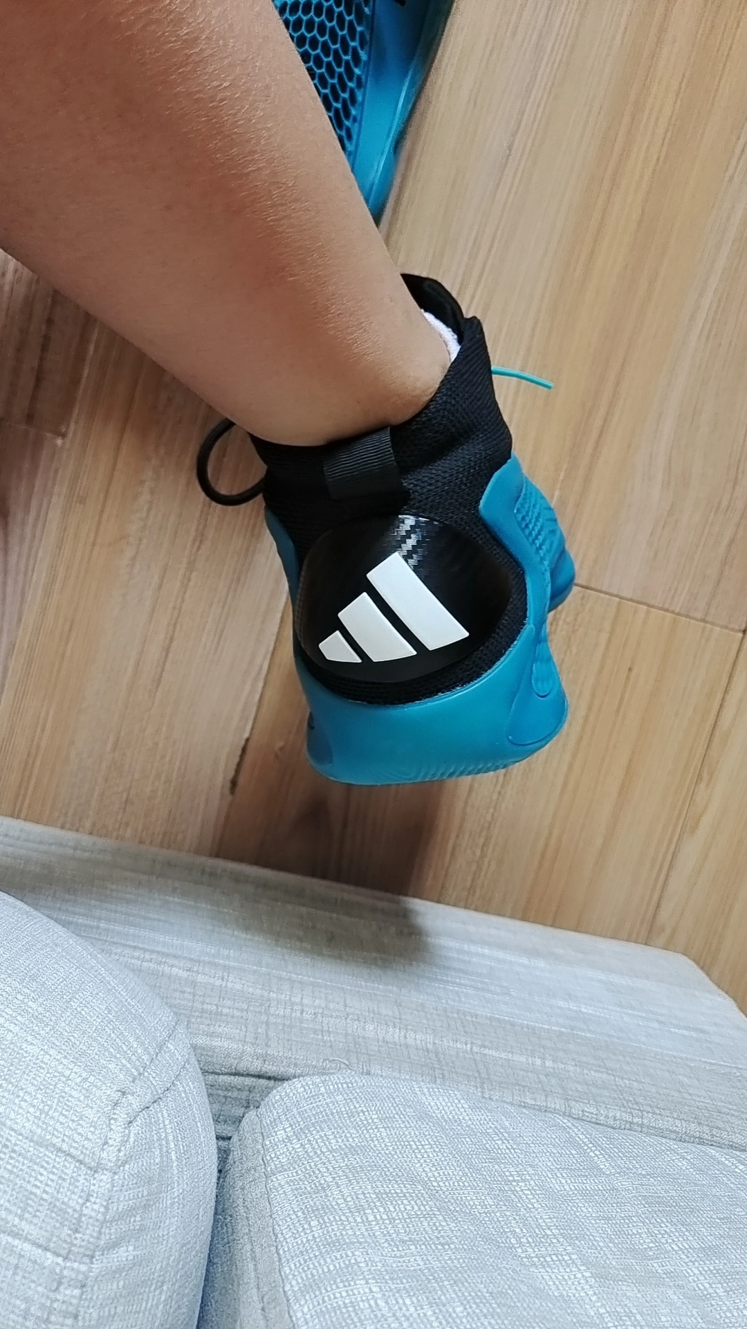 custom review-Adidas A.E. 1 'Anthony Edwards 1' MID Баскетбольные кроссовки Unisex Синий Черный