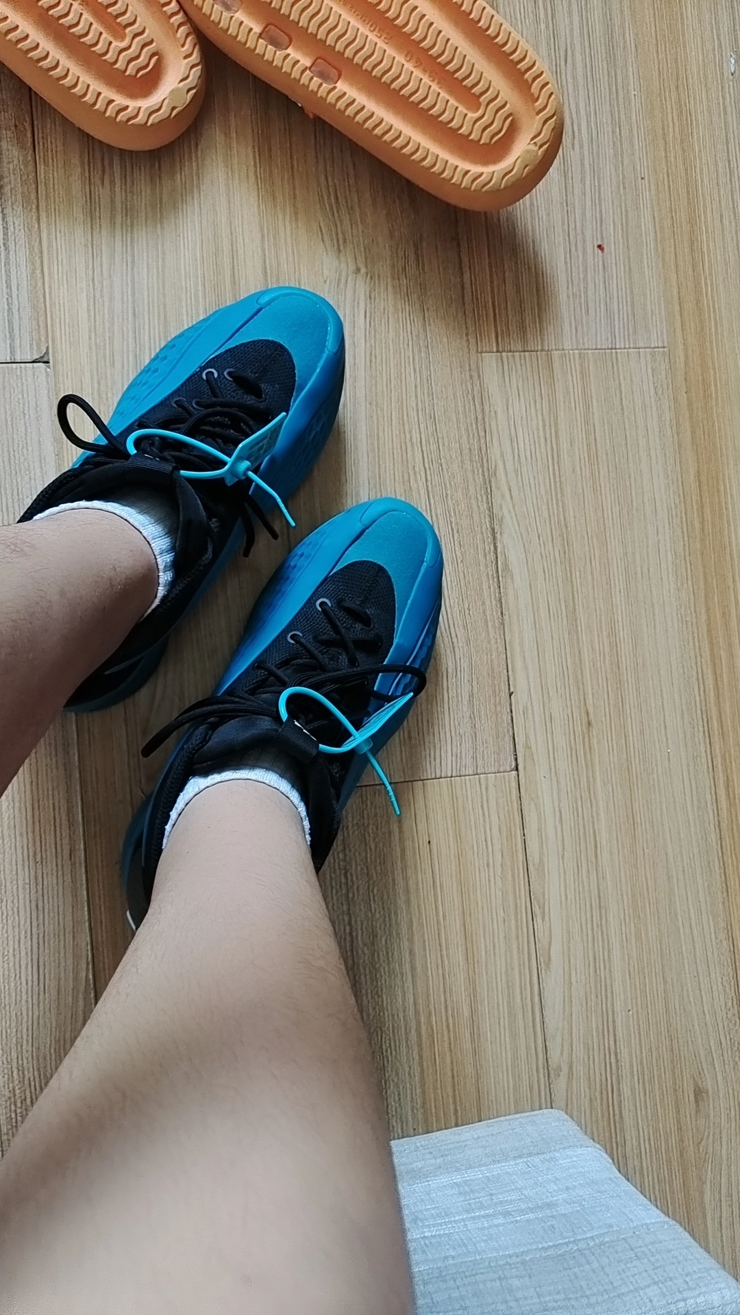 custom review-Adidas A.E. 1 'Anthony Edwards 1' MID Баскетбольные кроссовки Unisex Синий Черный