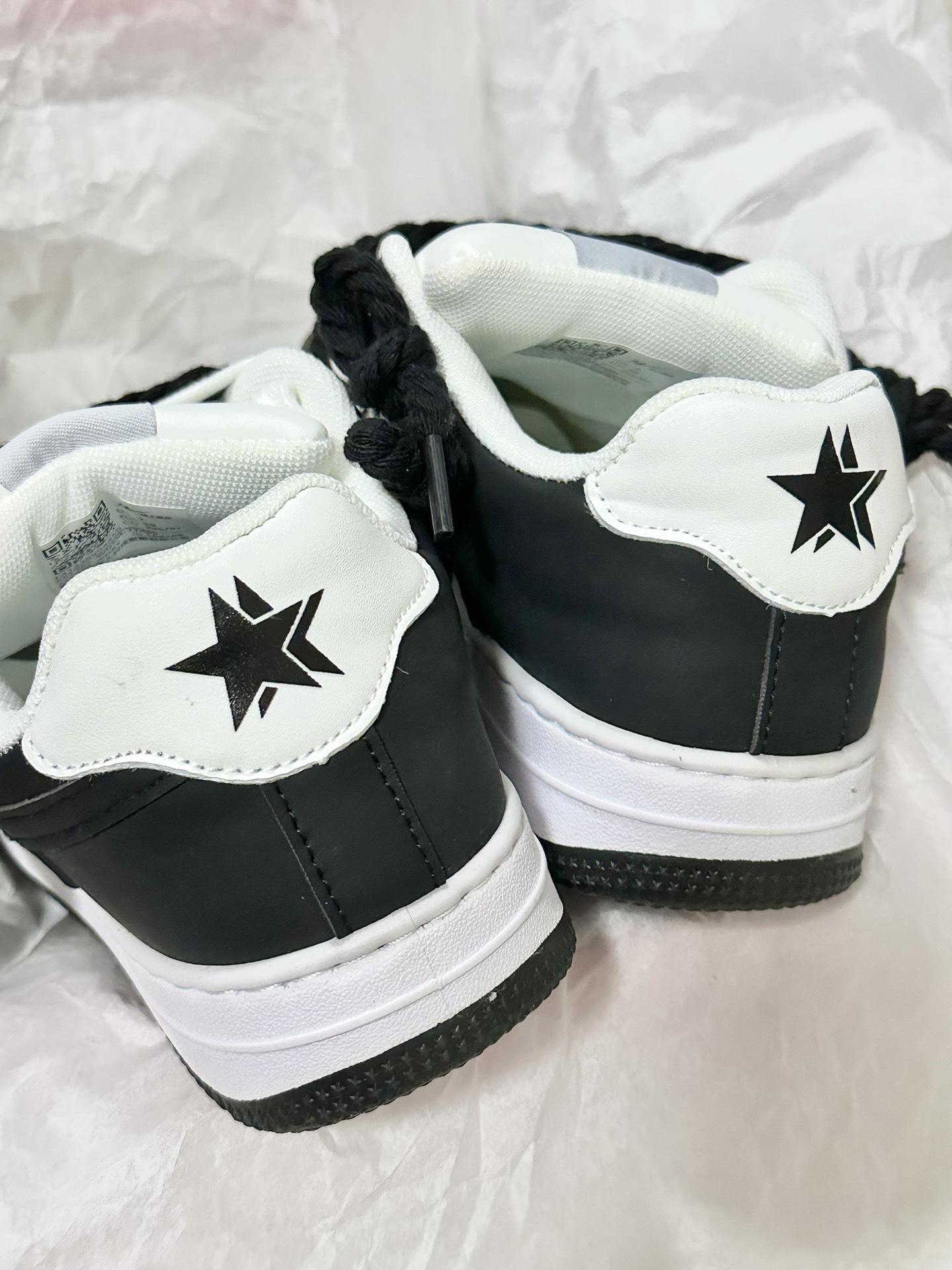 黑白星星板鞋真的看不腻🐼
