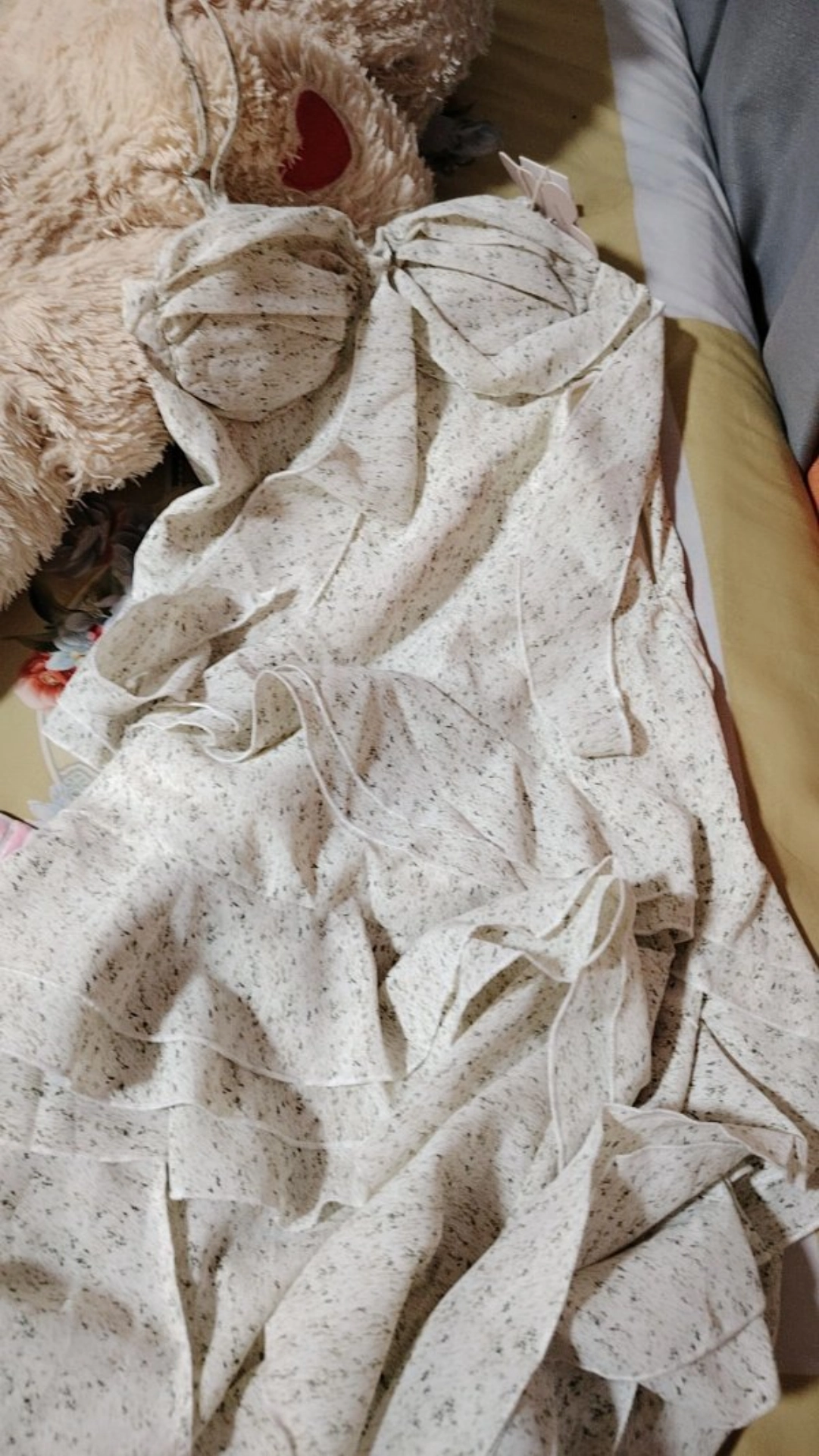 custom review-Cosyism Платье-комбинация Женское Сказочное Белое Набор в подарочной коробке