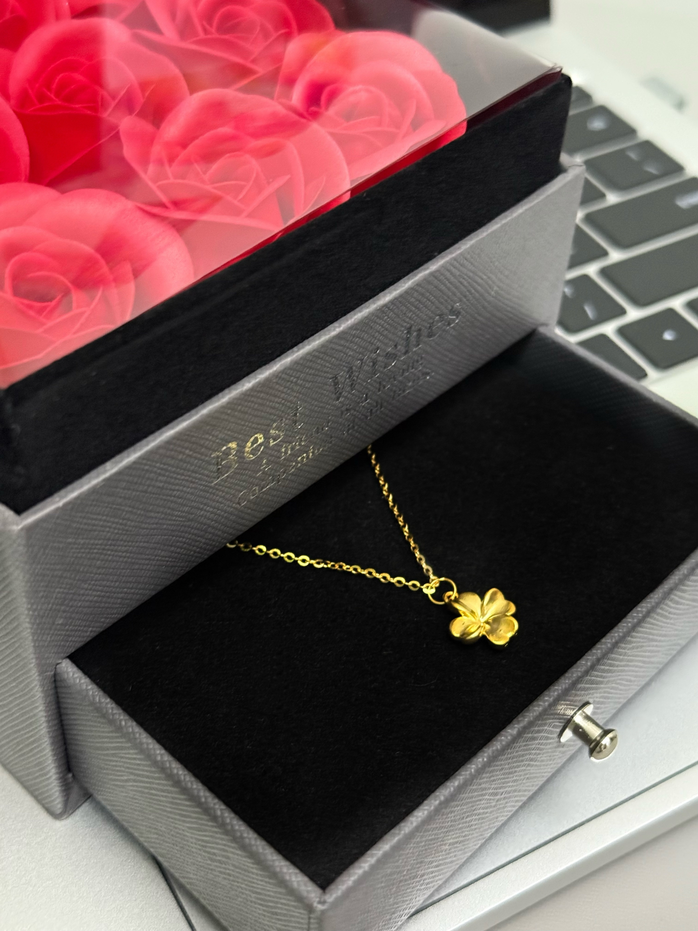 好好康!纯金项链谁能不爱啊