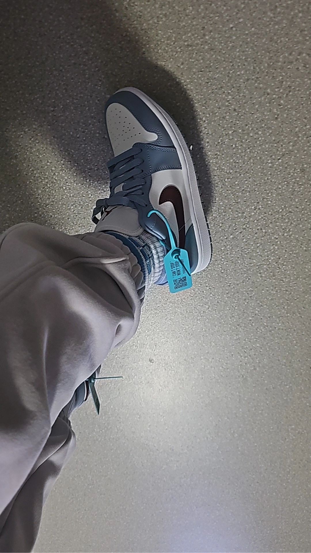 custom review-Jordan Air Jordan 1 Low Синий GREY Dune Красный Low Топ Винтажные баскетбольные кроссовки Женские Сине-белый