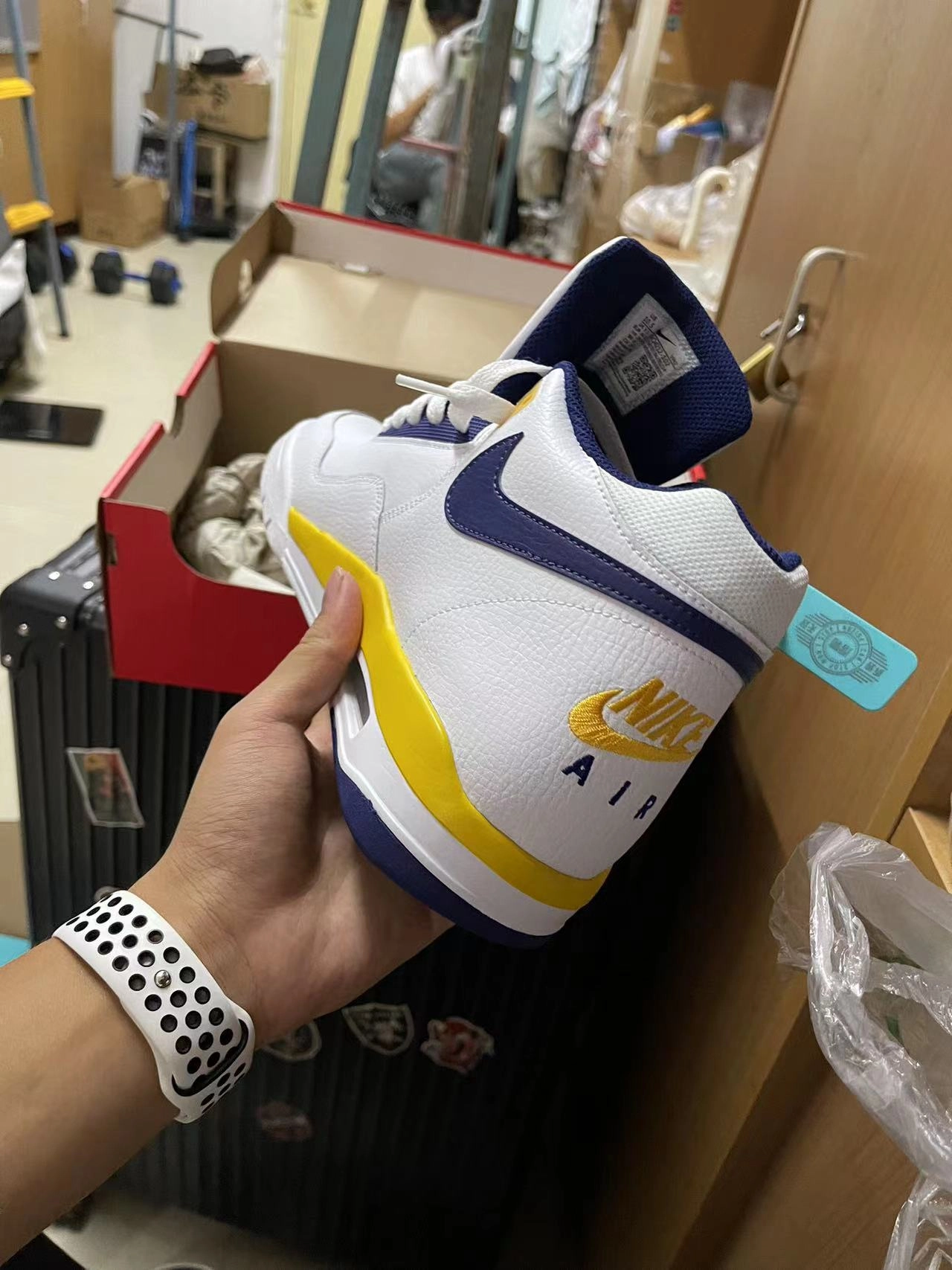 custom review-Nike Air Flight Legacy Lakers Home