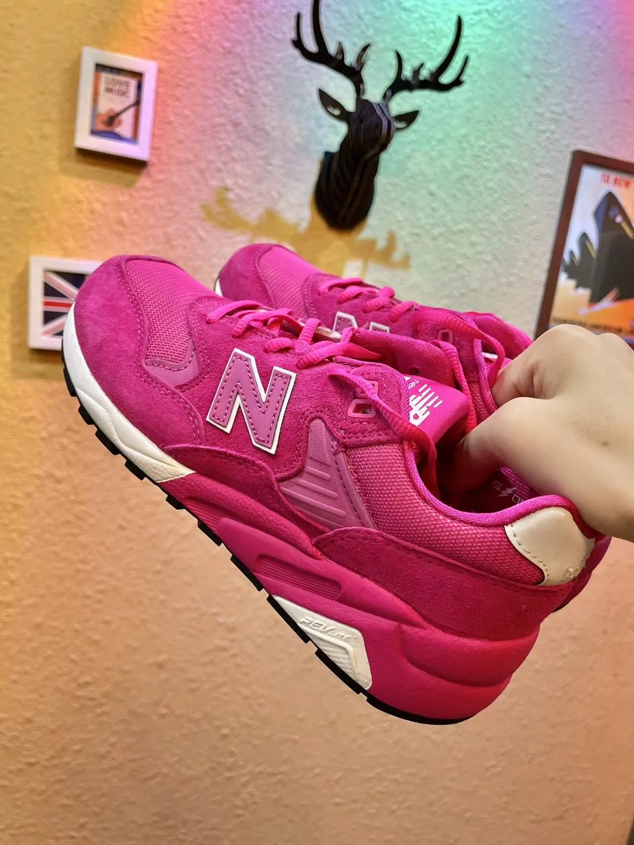 580 Sneakers New Balance 580 Fucsia New Balance 580 Femme Violet
