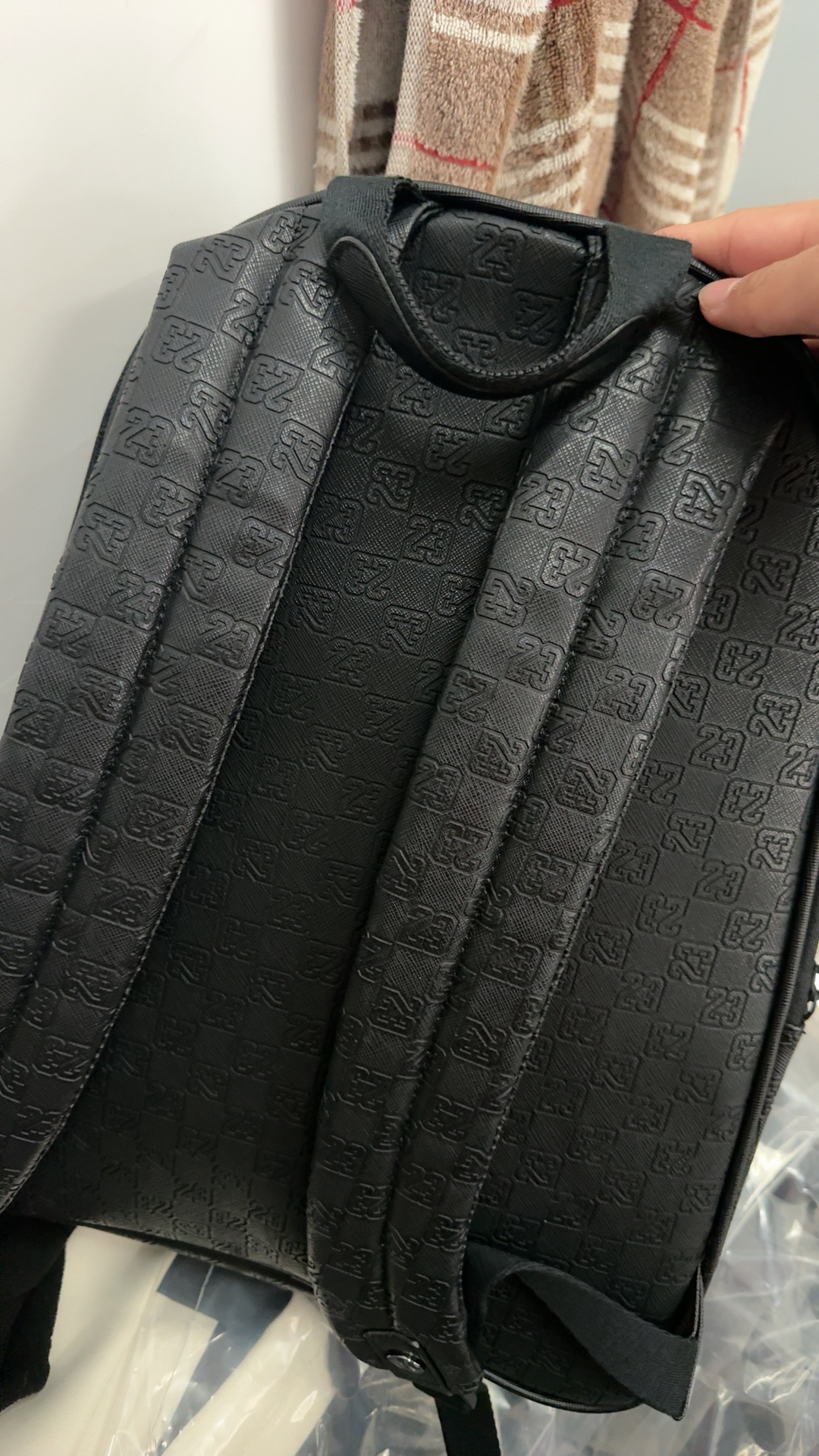 custom review-Jordan PU (полиуретан) Backpack Standard Unisex Black