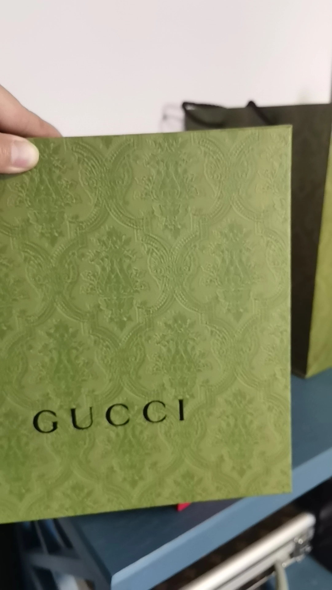 custom review-GUCCI GG Вязаные шарфы Женские Серый Розовый