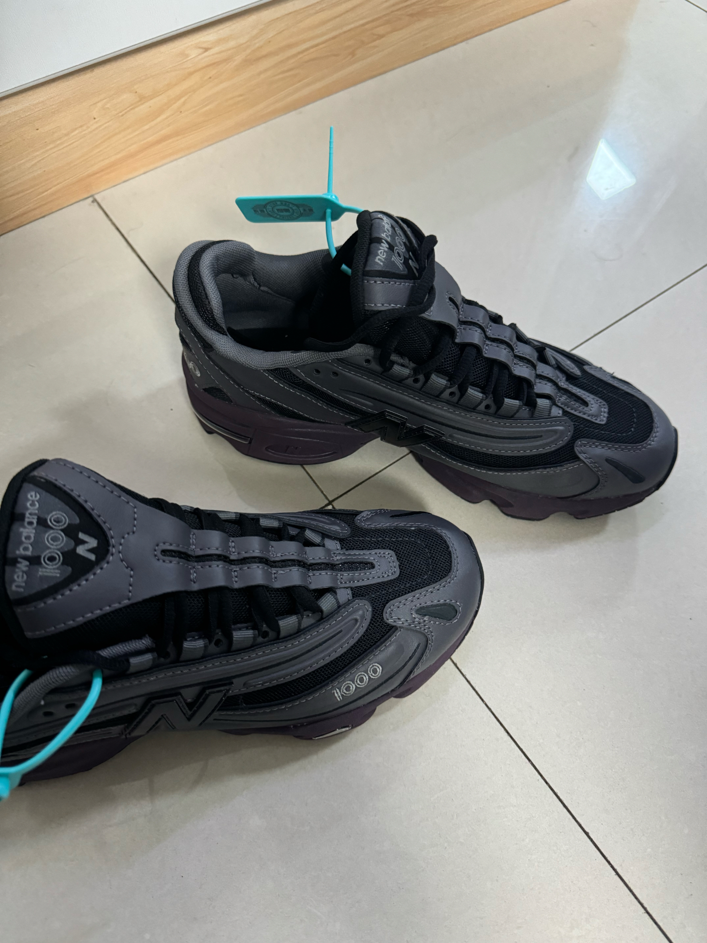 custom review-New Balance NB 1000 Low Топ Casual Унисекс Темно-Серый