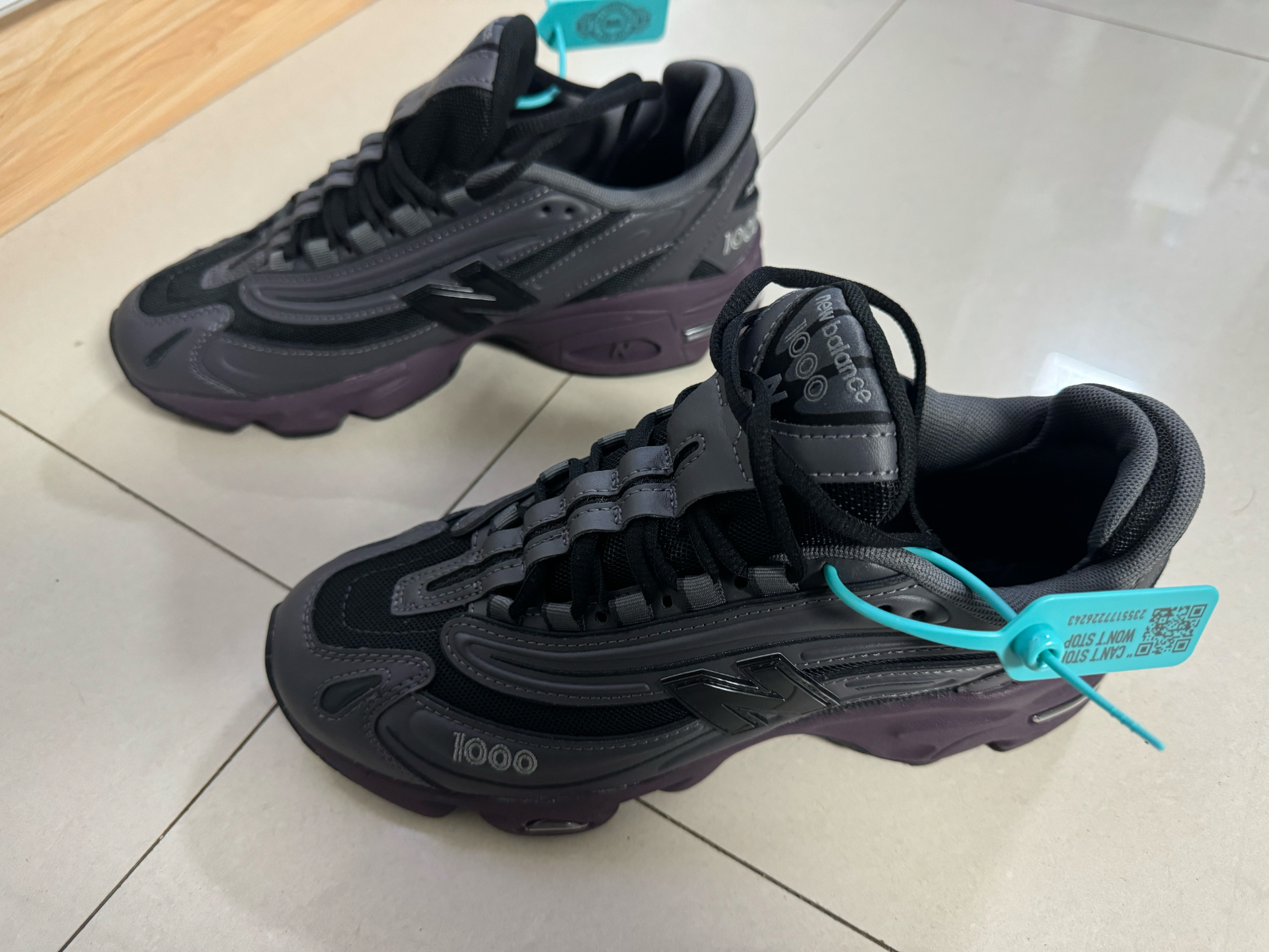 custom review-New Balance NB 1000 Low Топ Casual Унисекс Темно-Серый