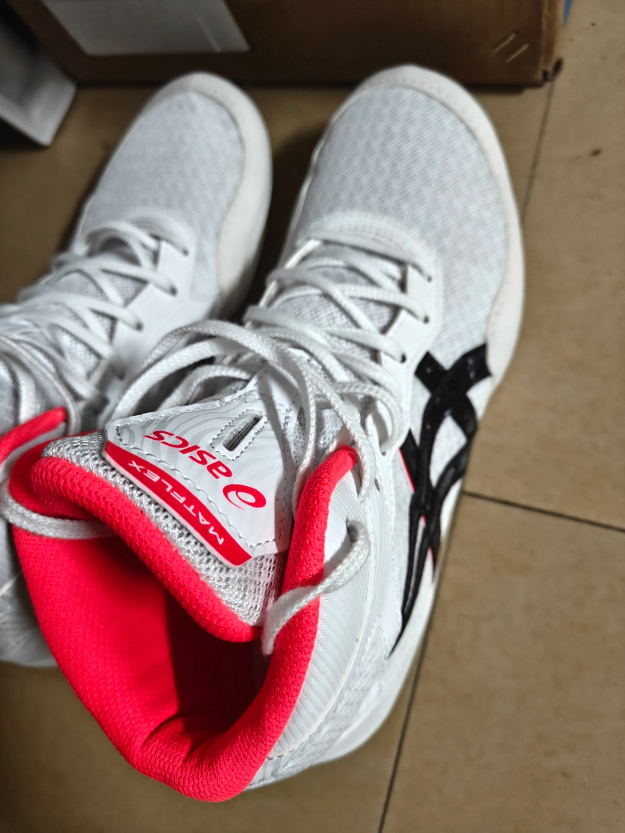 custom review-Asics Matflex 7 MID Топ Кроссовки для тренировок Унисекс Белый