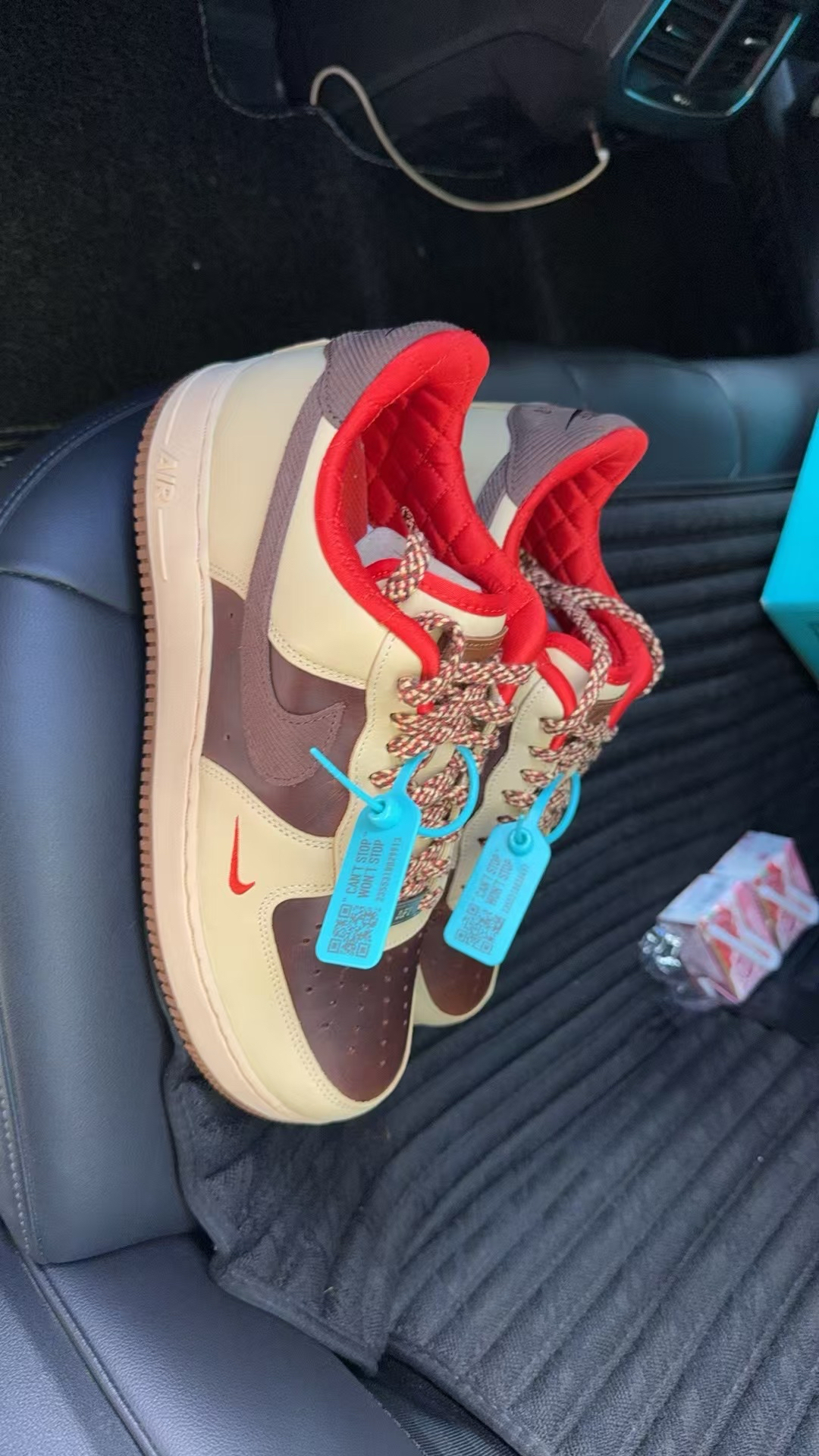 custom review-Nike Air Force 1 Low Топ Скейтборд Кроссовки Мужские Коричневые