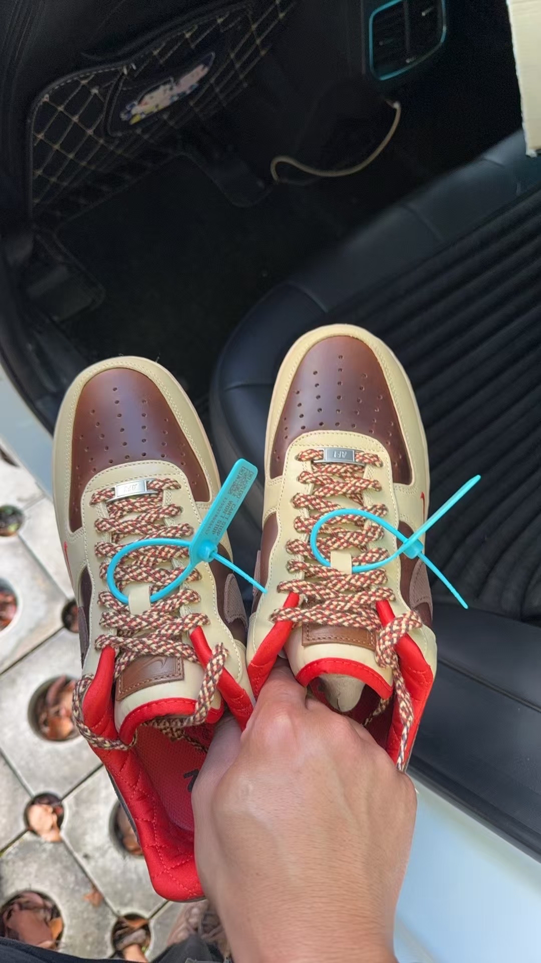 custom review-Nike Air Force 1 Low Топ Скейтборд Кроссовки Мужские Коричневые