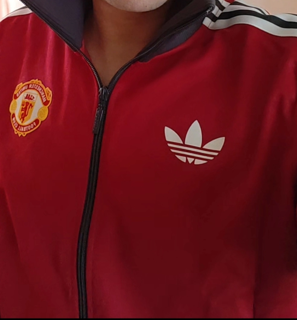 custom review-Adidas Originals MUFC MANCHESTER UNITED FW24 Куртка Мужская Victory Red