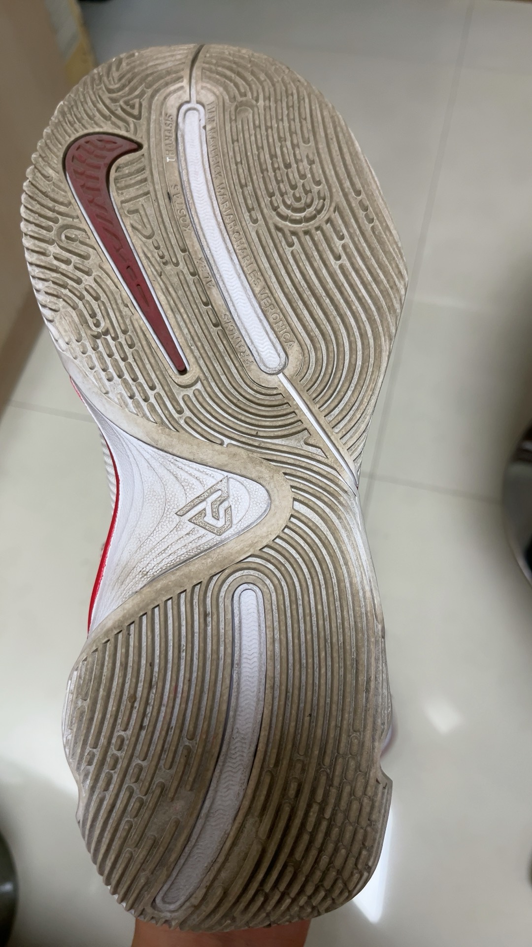 custom review-Nike Giannis Immortality 3 ASW EP Low Топ Баскетбольные кроссовки Мужской Белый Красный Азиатская версия