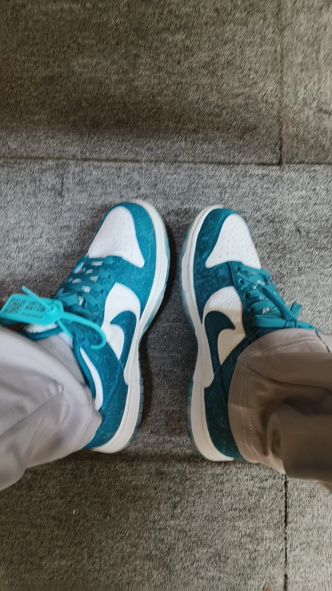 custom review-Nike Dunk 'Ocean' Low Топ Скейтборд Кроссовки Женские Синий