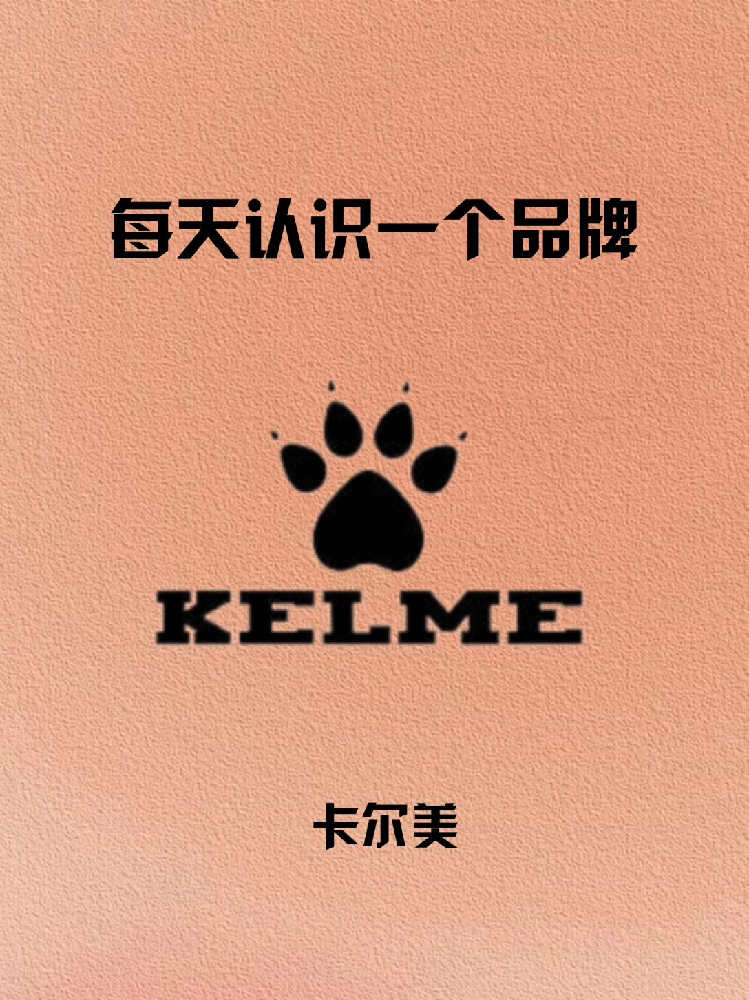 每天认识一个品牌︳卡尔美