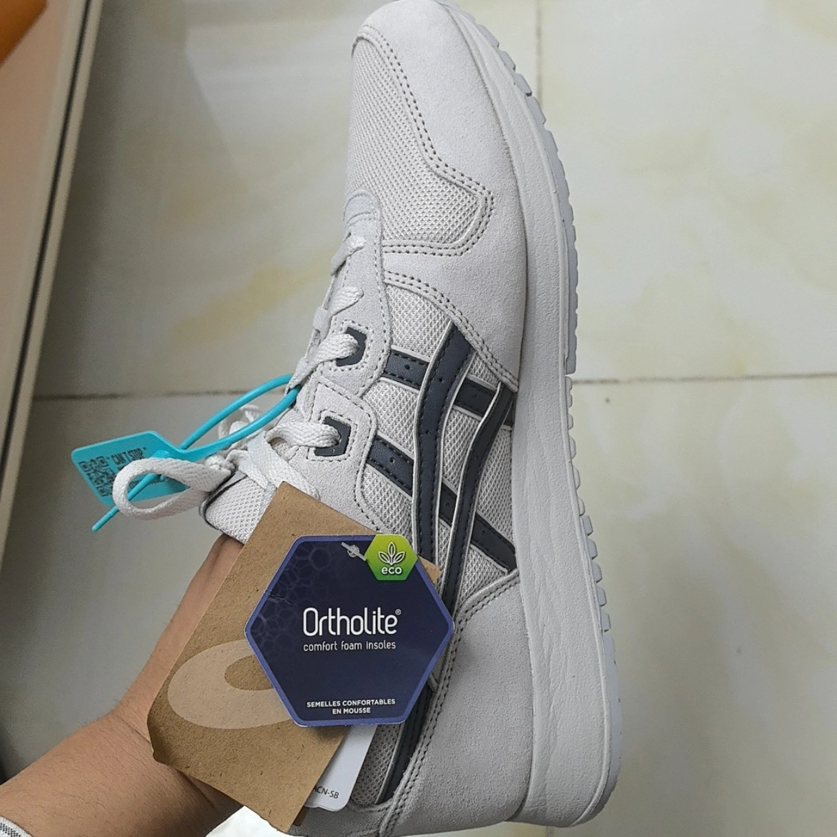custom review-Asics Lyte Classic Устойчивый к истиранию Низкий Топ Casual Мужской Серый