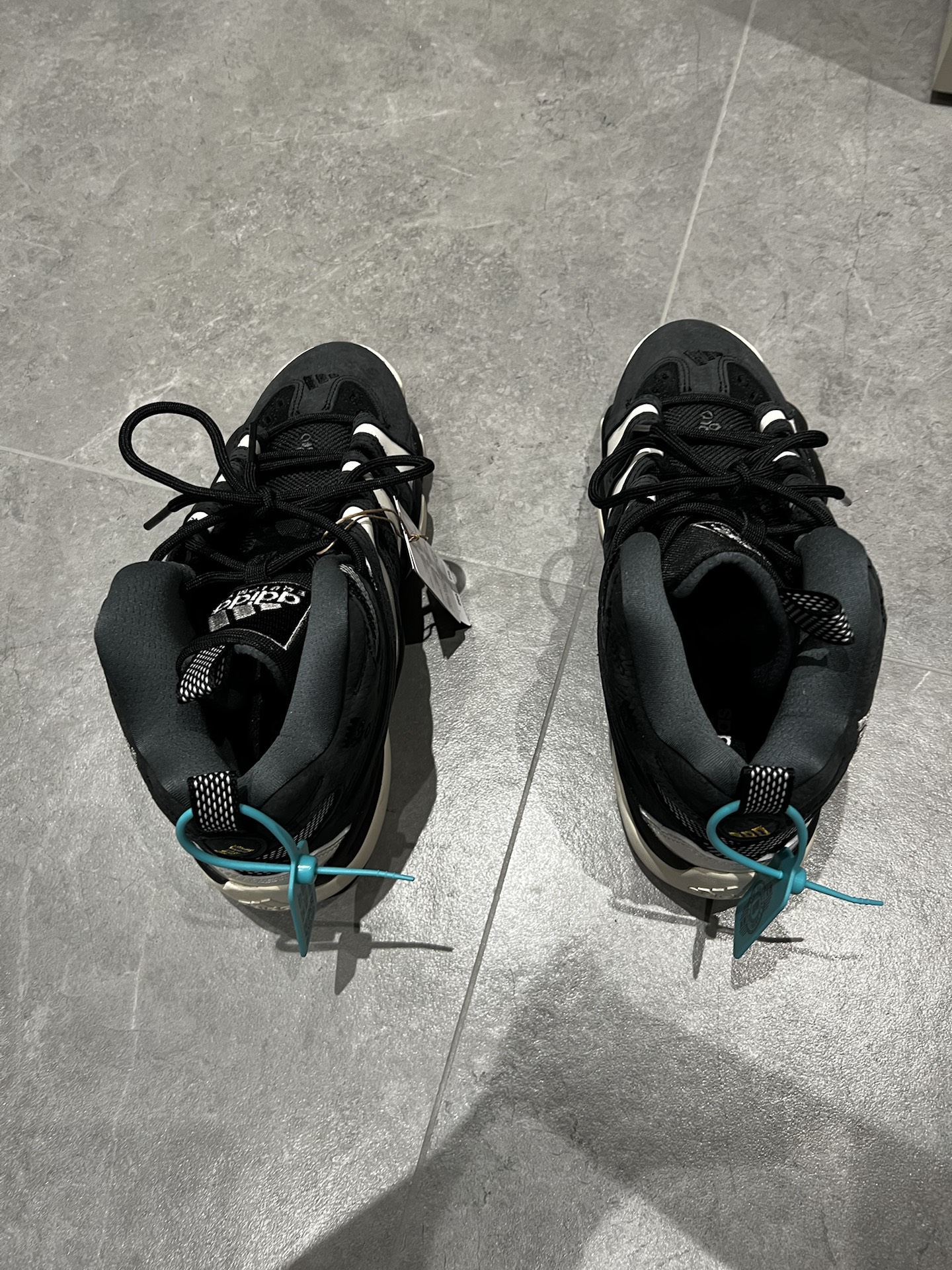 custom review-Adidas Crazy 8 Амортизация Износостойкий MID Топ Винтажные Баскетбольные Кроссовки Унисекс Черный Белый