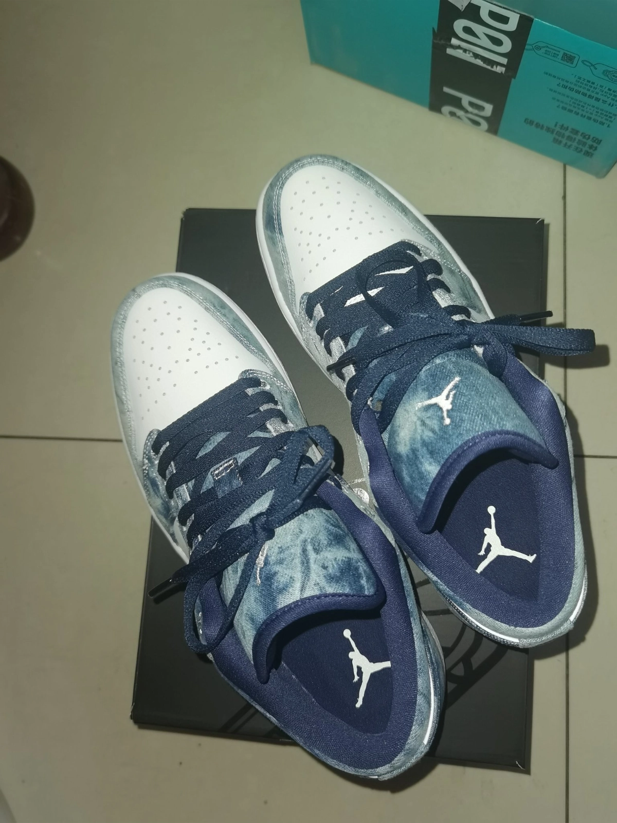 custom review-JORDAN 1 Low Washed Denim