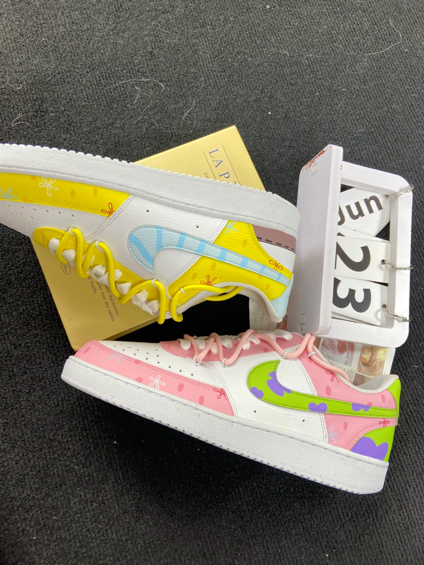 nike比奇堡 !这双鸳鸯鞋太好看了叭