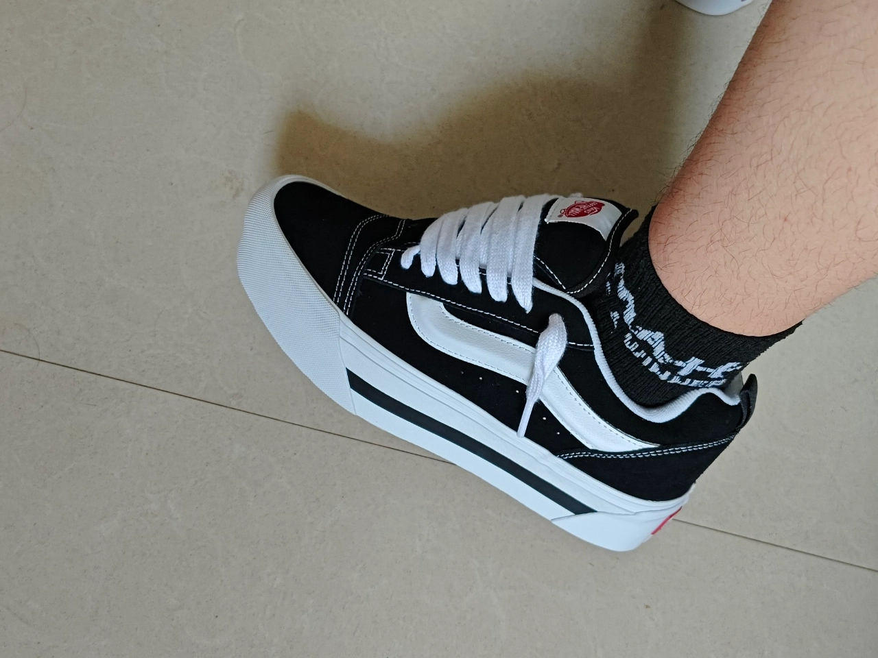 custom review-Vans Knu Stack Low Топ Скейтборд Кроссовки Унисекс Черный