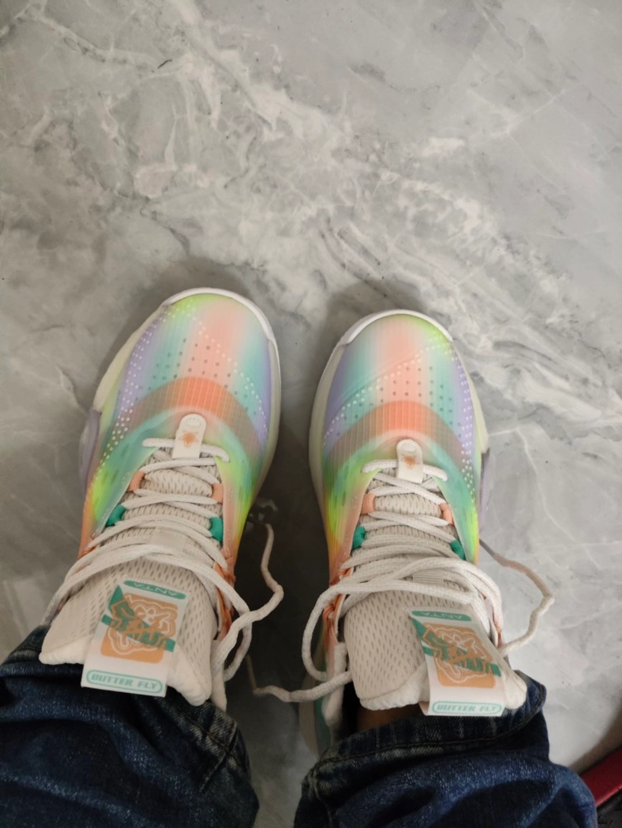 custom review-ANTA Bubble Bomb Баскетбольные кроссовки Низкий Топ Мужской