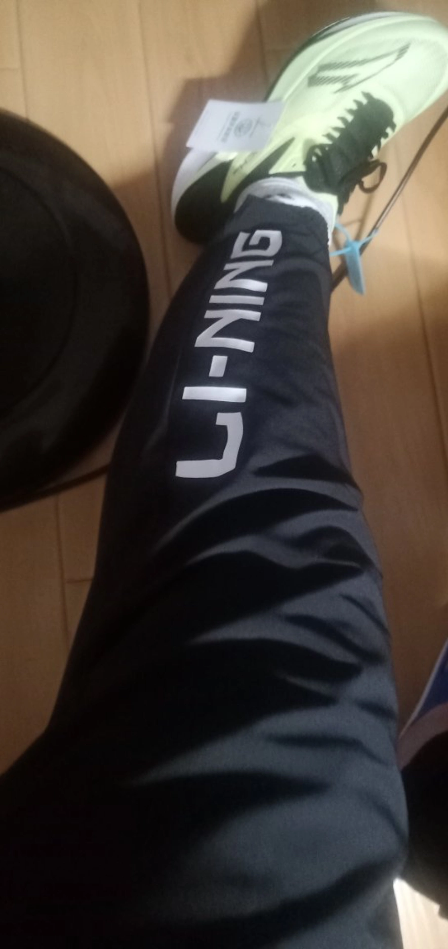 custom review-Лайнер Вязаные Тренировочные Штаны Мужские Черные