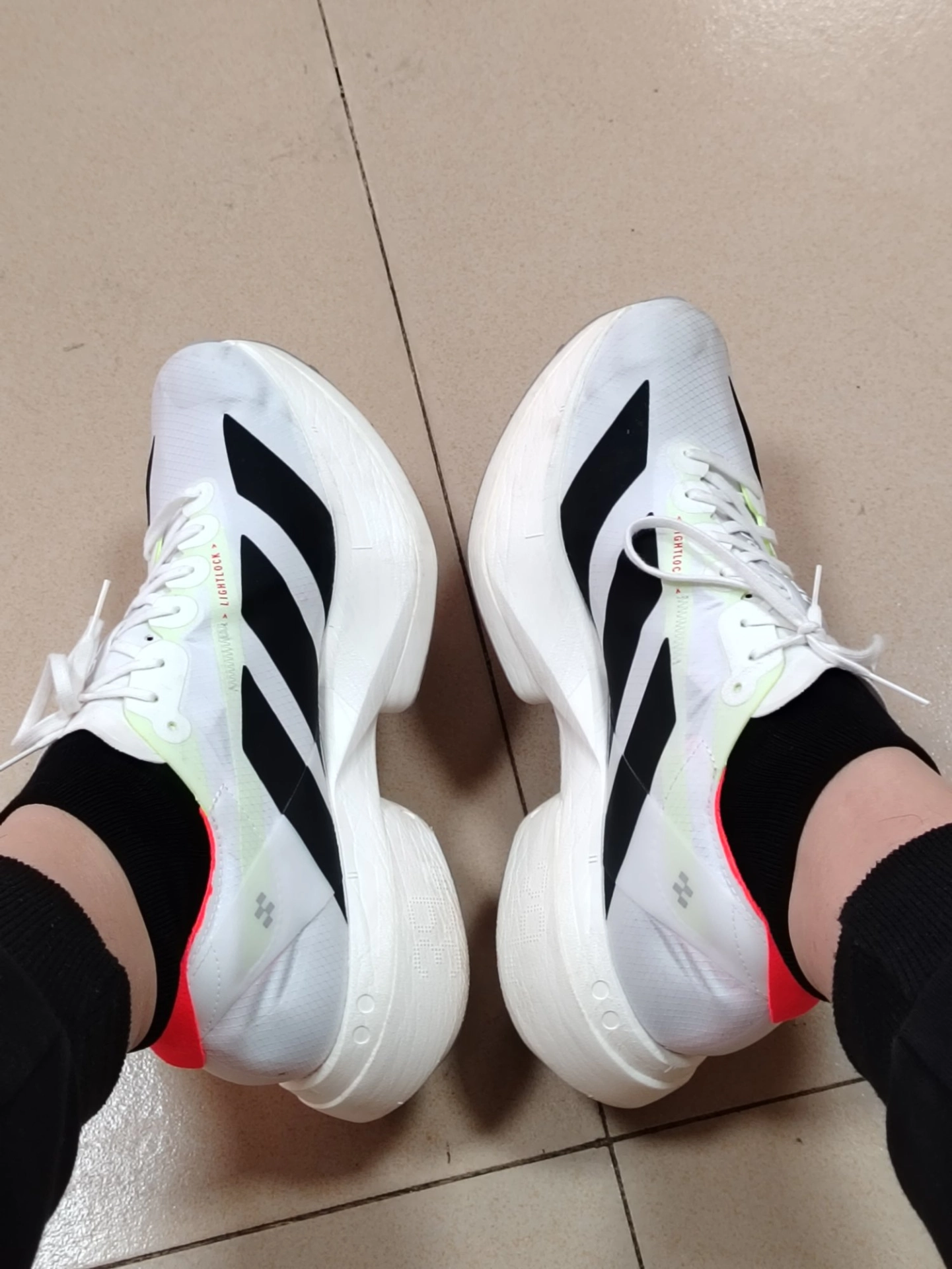 custom review-Adidas Adizero Adios Pro 4 Амортизация Износостойкий Низкий Топ Беговые кроссовки Мужские Белые