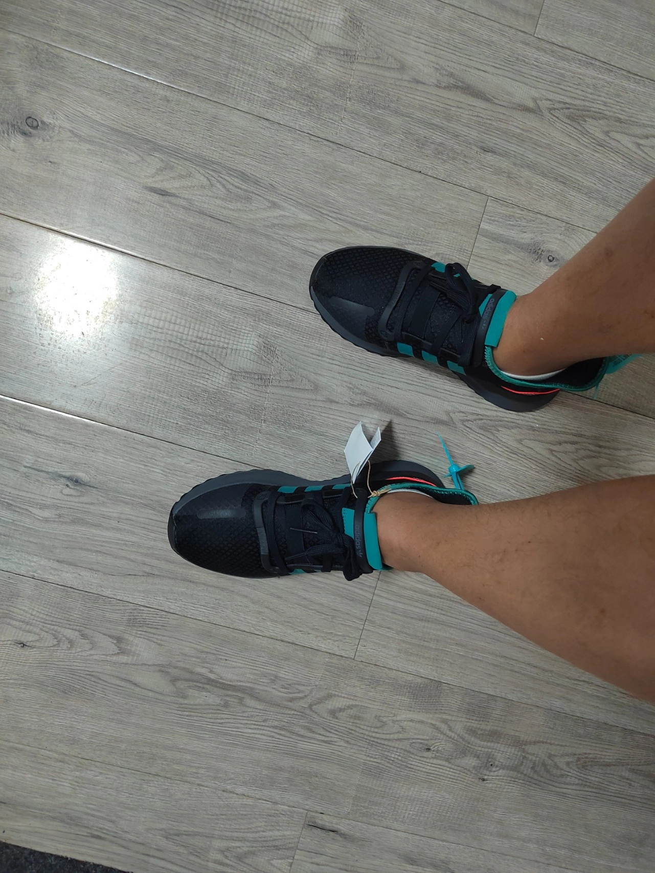 custom review-Adidas Originals U_Path Run Slip-resistant Abrasion-resistant Low Top Casual Men's Black Green Adidas Originals U_Path Run Противоскользящий Устойчивый к истиранию Низкий Топ Повседневный Мужской Черный Зеленый