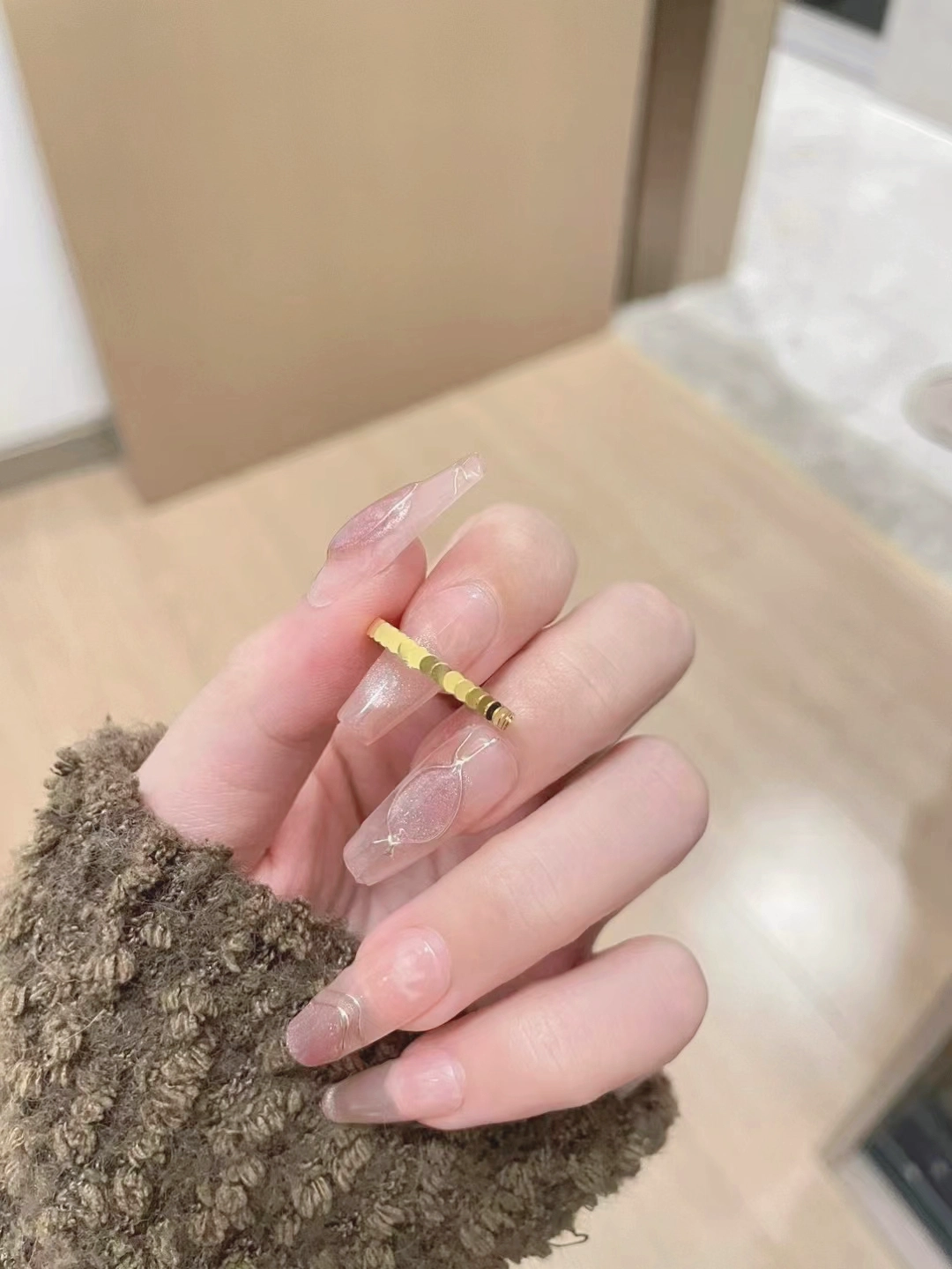 超级超级闪✨🉐鱼鳞戒指💍