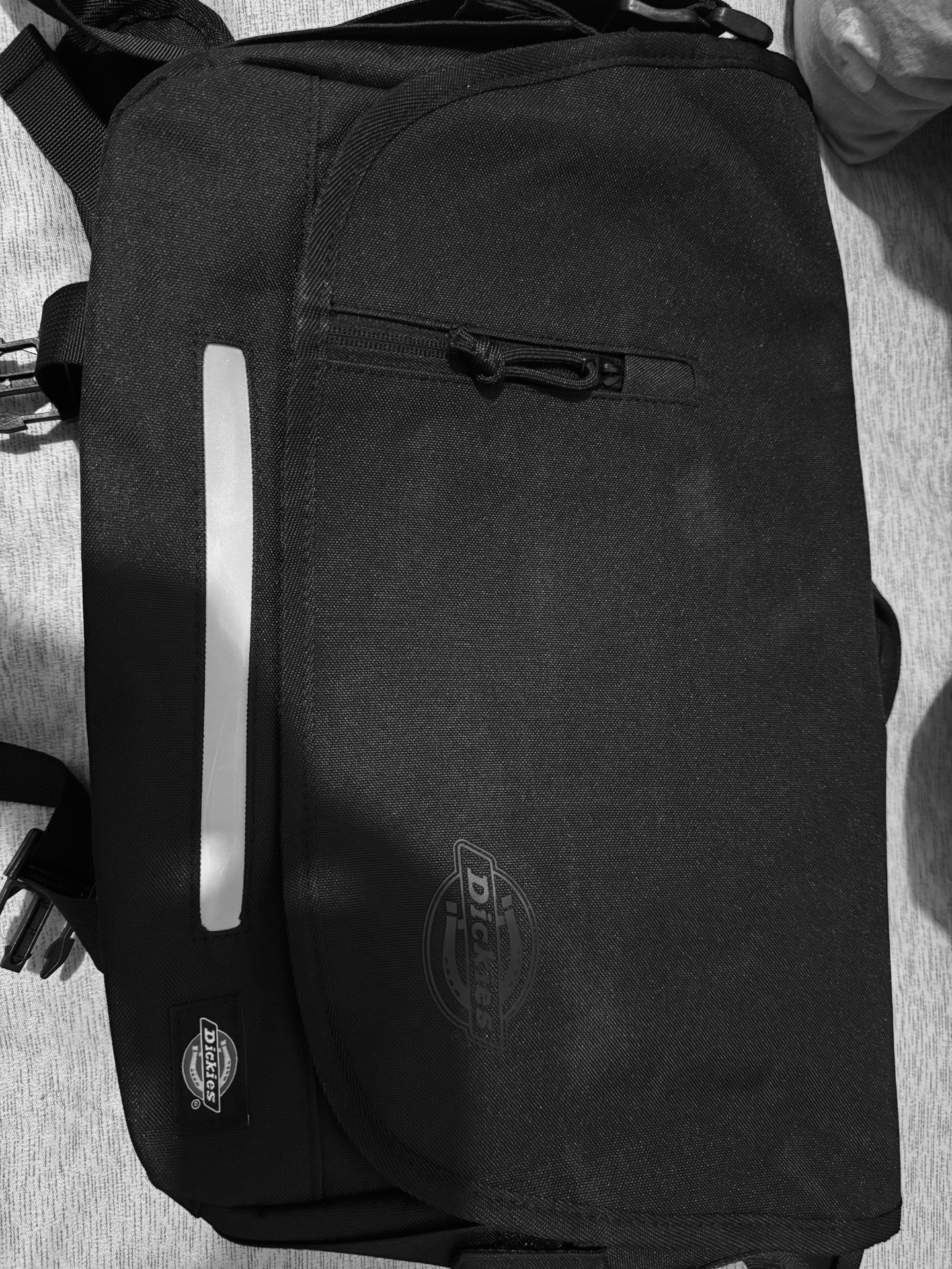 custom review-Dickies Полиэстер Курьерская Сумка Сумка Сумка через плечо Сумка через плечо Стандартная (Стандартная) Унисекс Черная