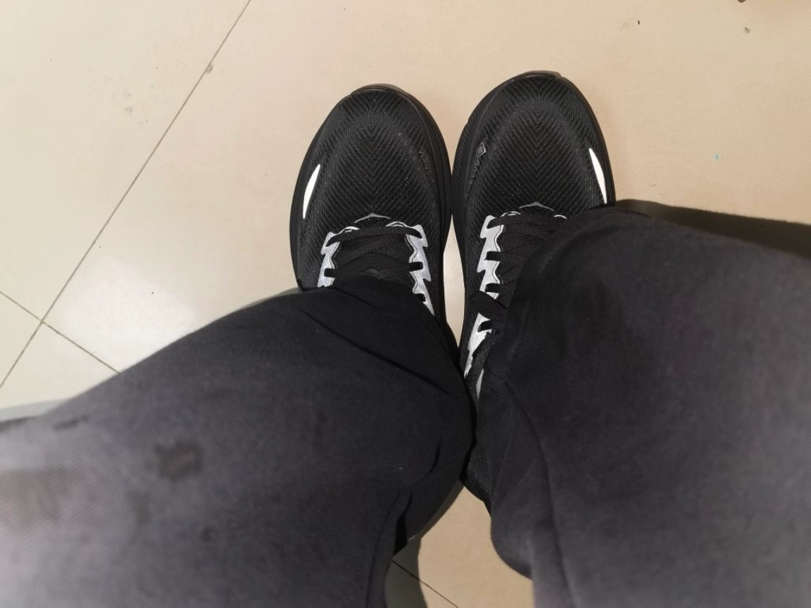 custom review-HOKA ONE ONE Clifton 9 Износостойкий и Водонепроницаемый Низкий Топ Беговые кроссовки Мужской Черный