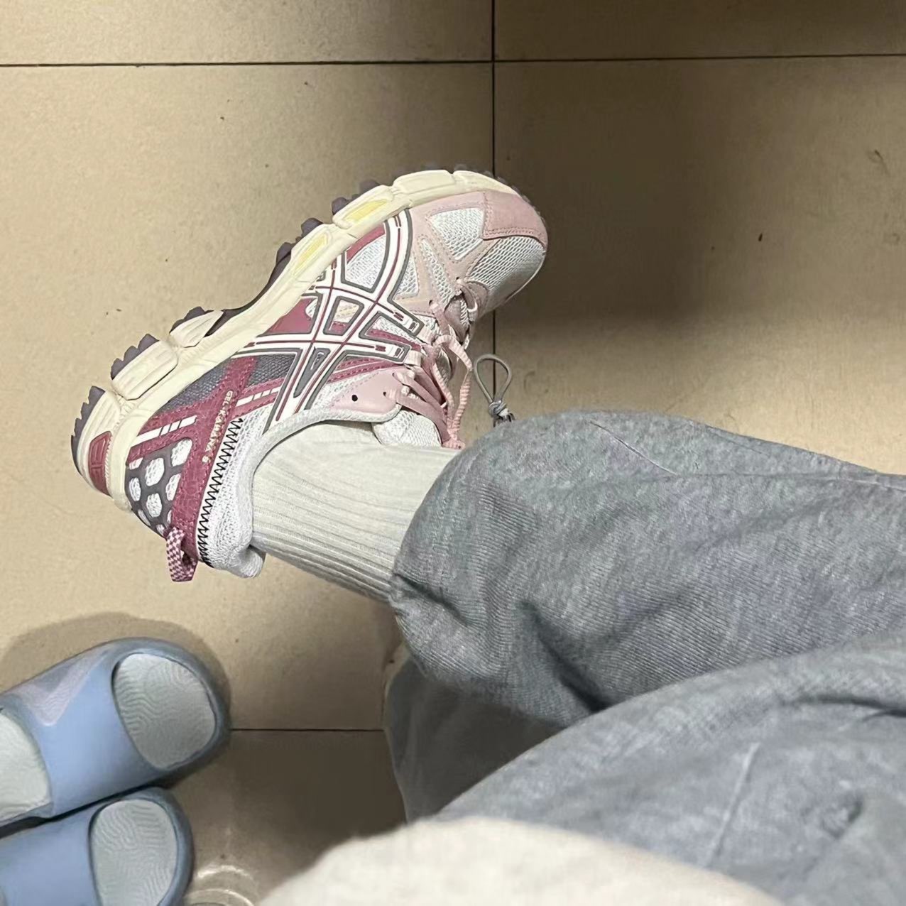 custom review-ASICS Gel Kahana 8 Амортизация Износостойкие Низкие Кроссовки для Беговых Пути Женские Розовые