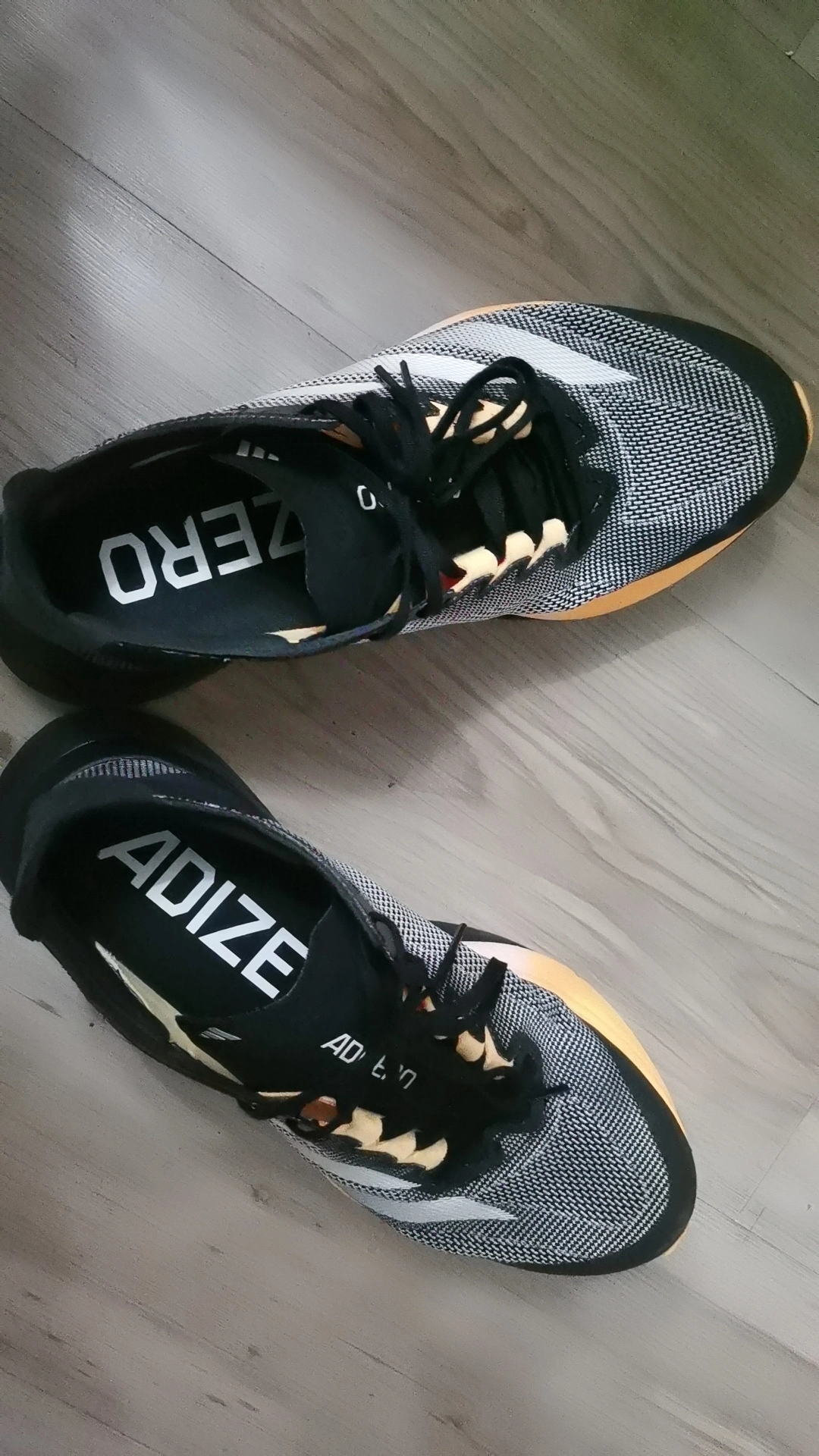 custom review-Adidas Adizero Boston 12 Беговые кроссовки Низкий топ Черный Серый Цвет Мужской