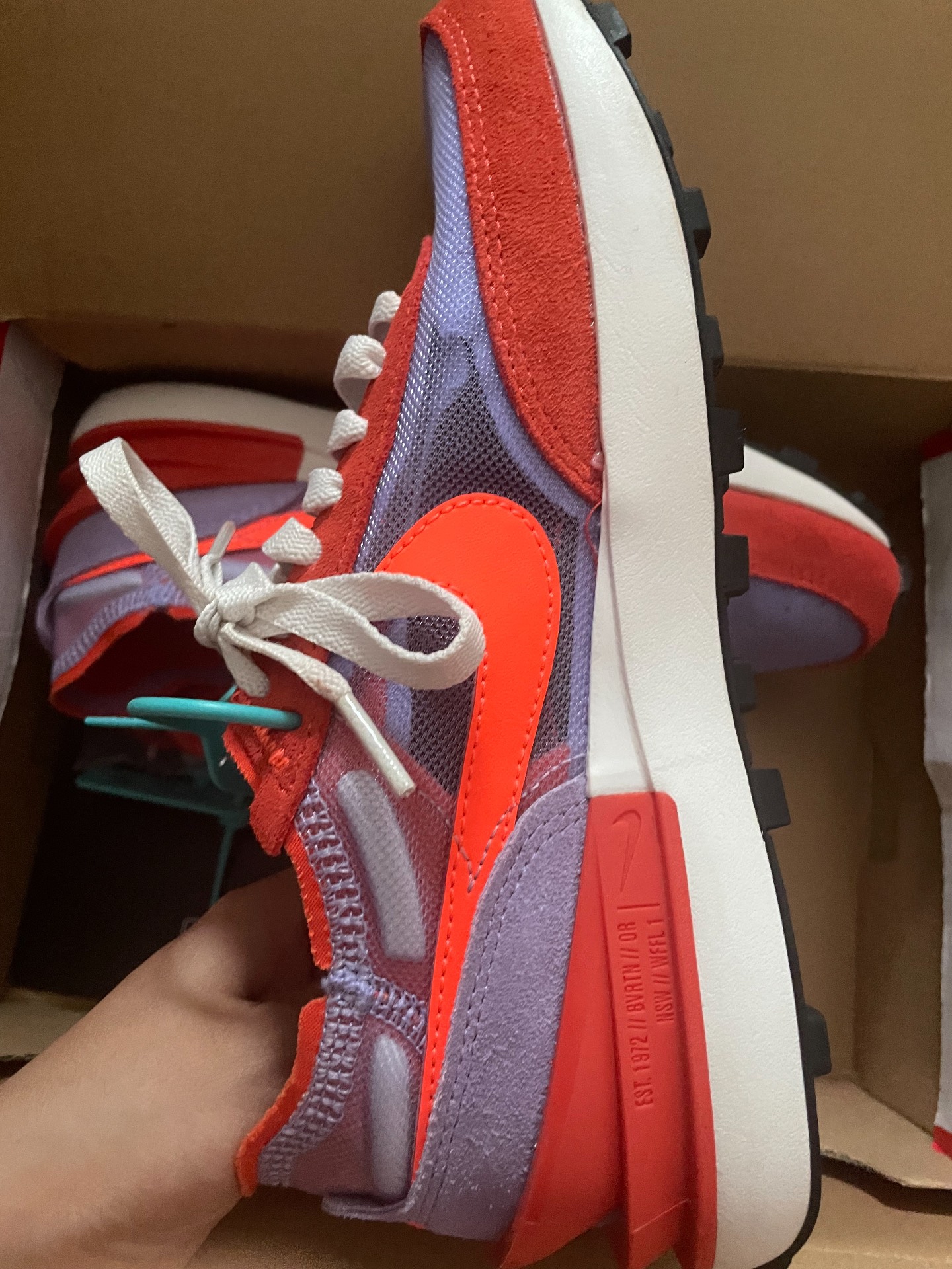 custom review-Nike Waffle One Кэжуал Низкий Топ Женский