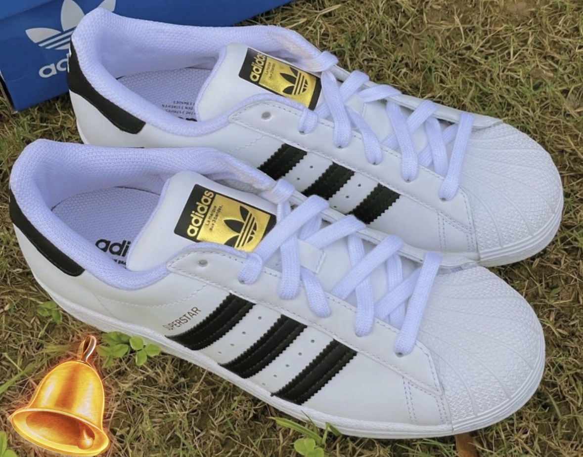 阿迪达斯金标贝壳头女款经典百搭永不过时低帮白色夏季休闲鞋