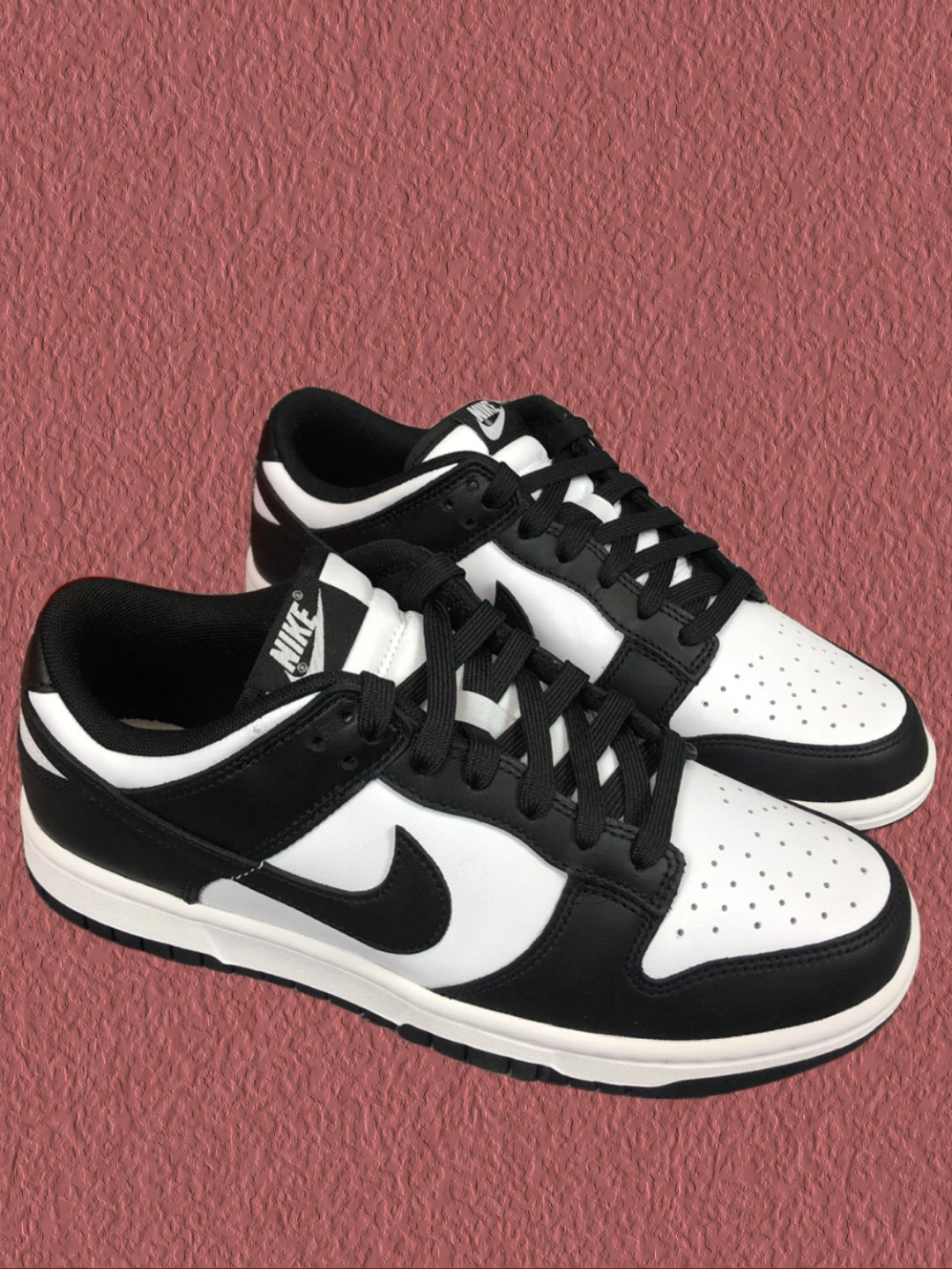 nike dunk low 经典黑白板鞋