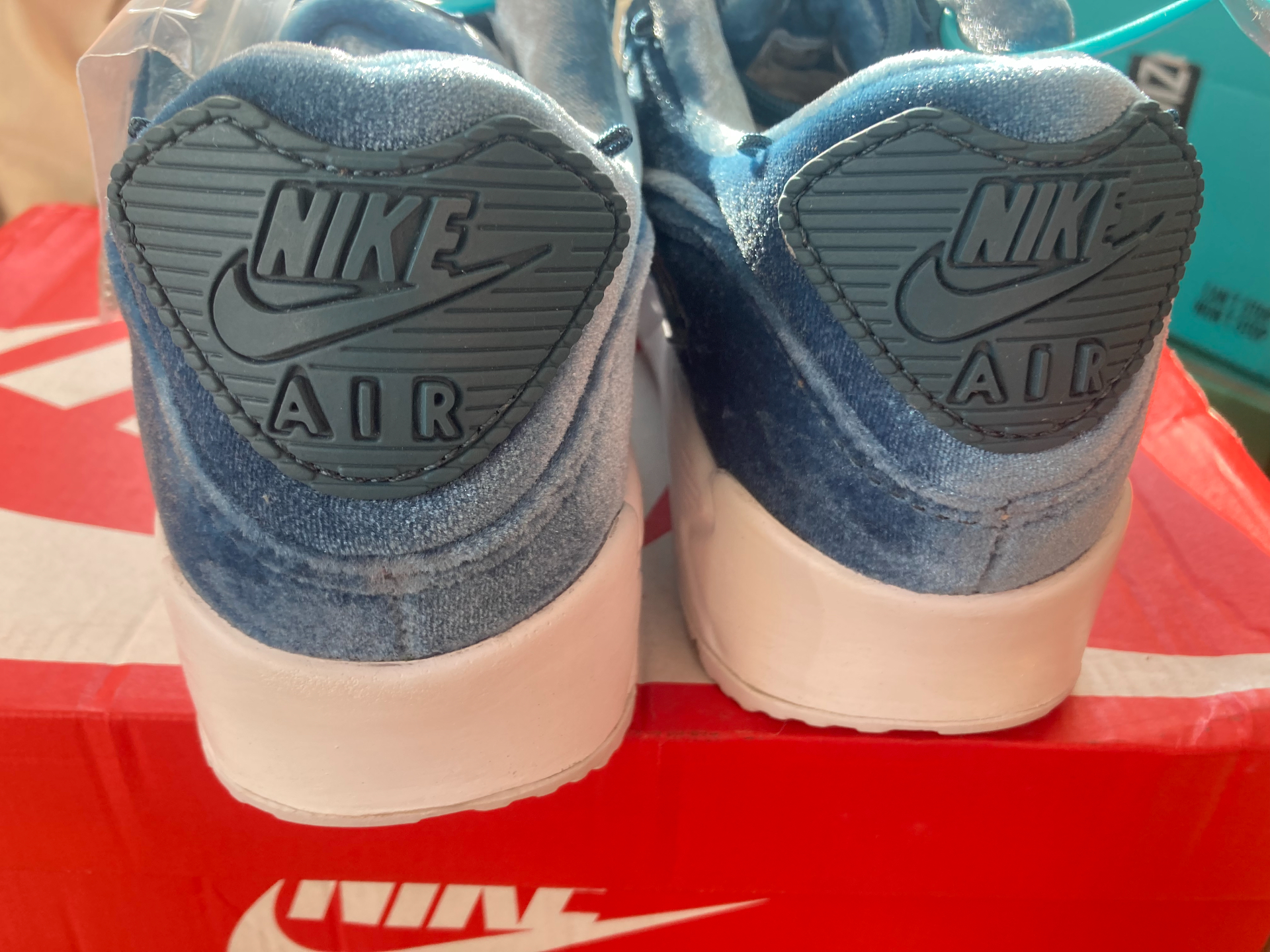 custom review-Nike Air Max 90 Low Топ Повседневные Беговые Кроссовки Женские Озерный Зеленый