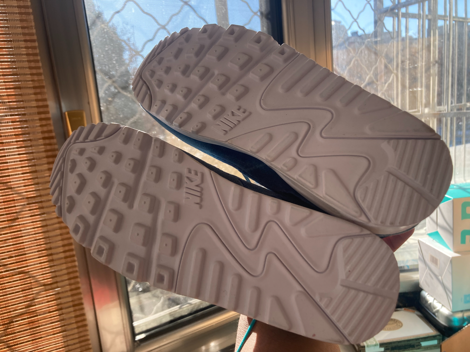 custom review-Nike Air Max 90 Low Топ Повседневные Беговые Кроссовки Женские Озерный Зеленый