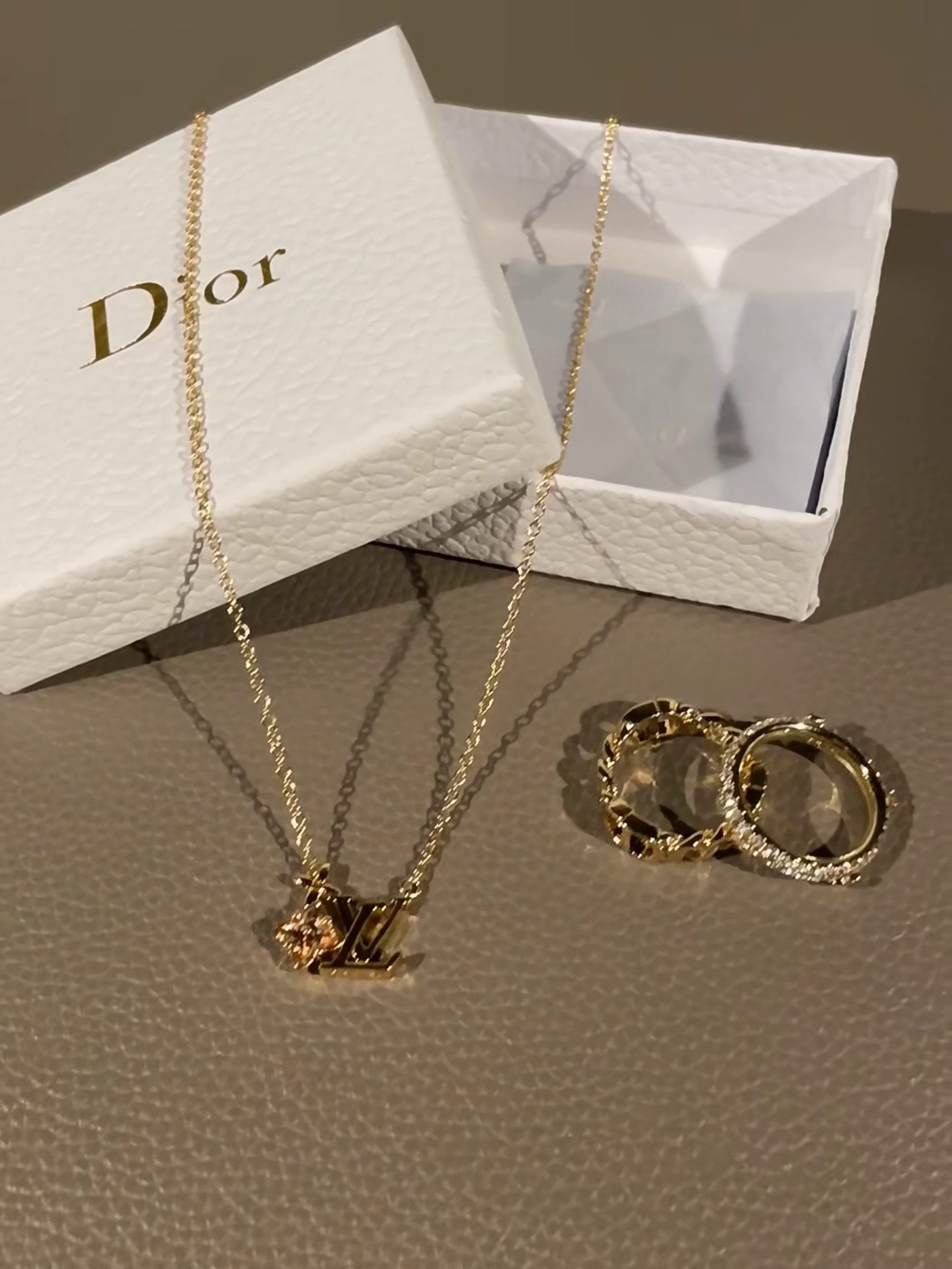 lv路易威登字母项链77dior迪奥字母套戒95