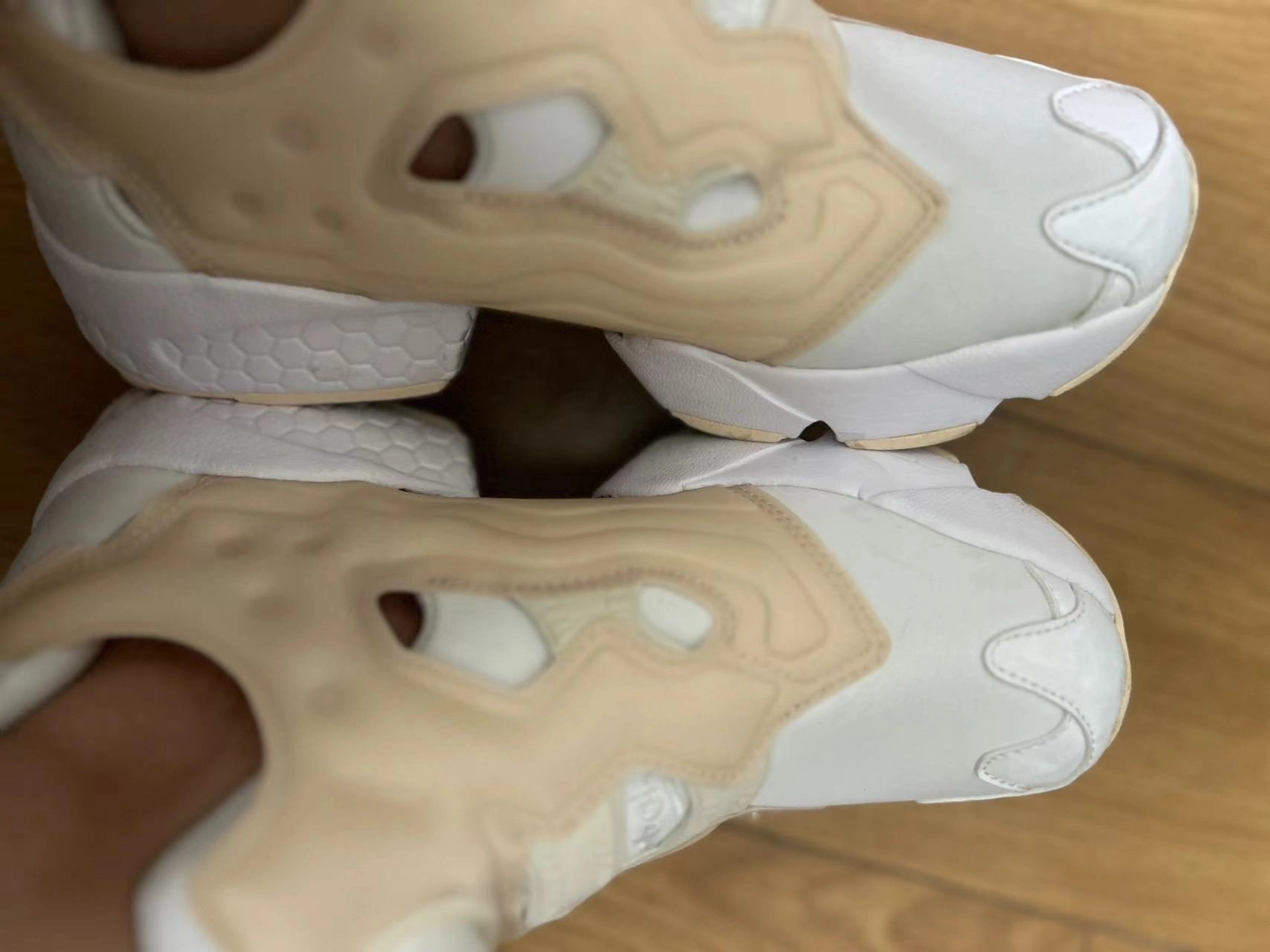 custom review-Reebok Instapump Fury OG MU Легкий Низкий Топ Повседневная Обувь Женская Белый Розовый