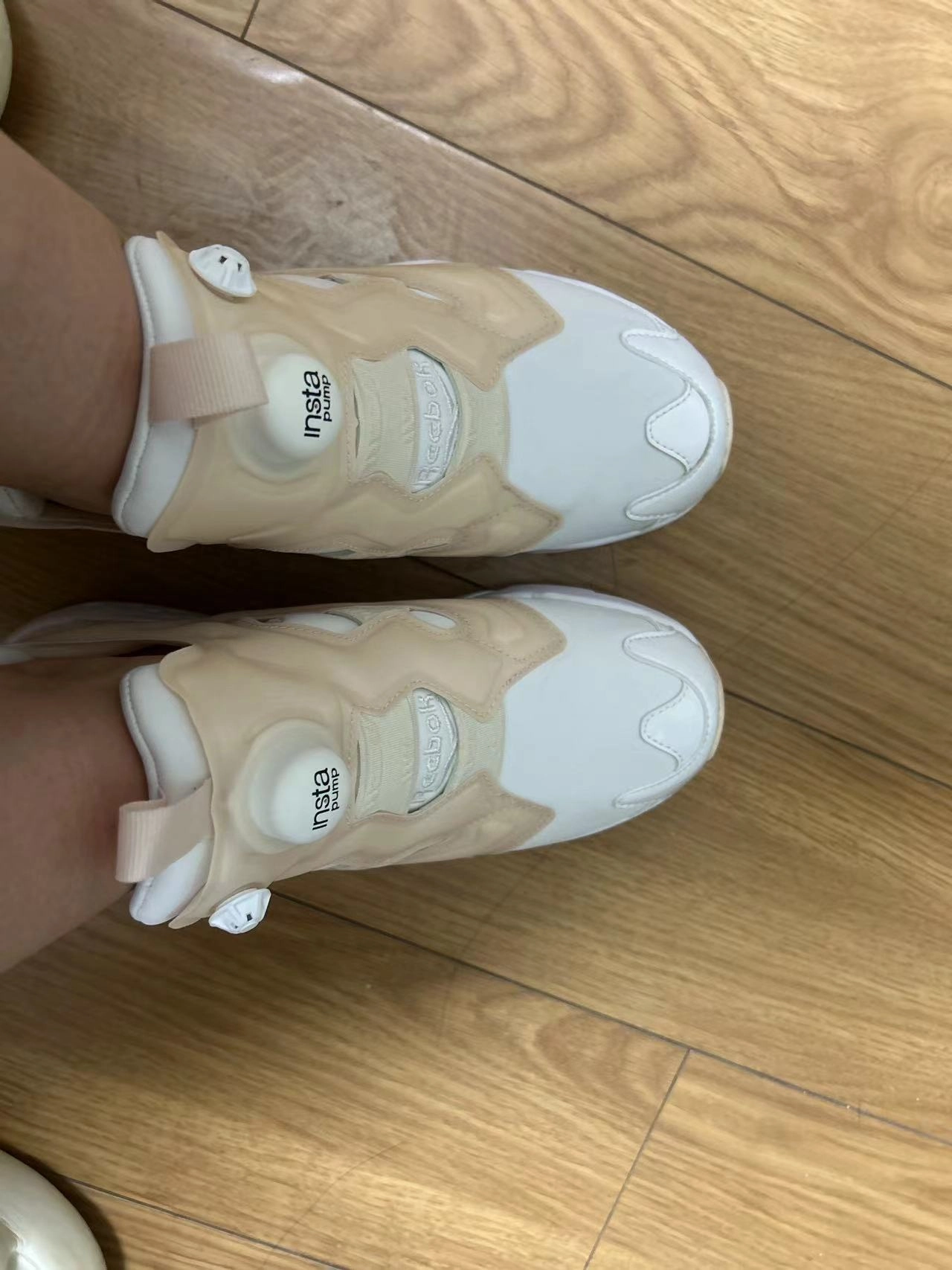 custom review-Reebok Instapump Fury OG MU Легкий Низкий Топ Повседневная Обувь Женская Белый Розовый