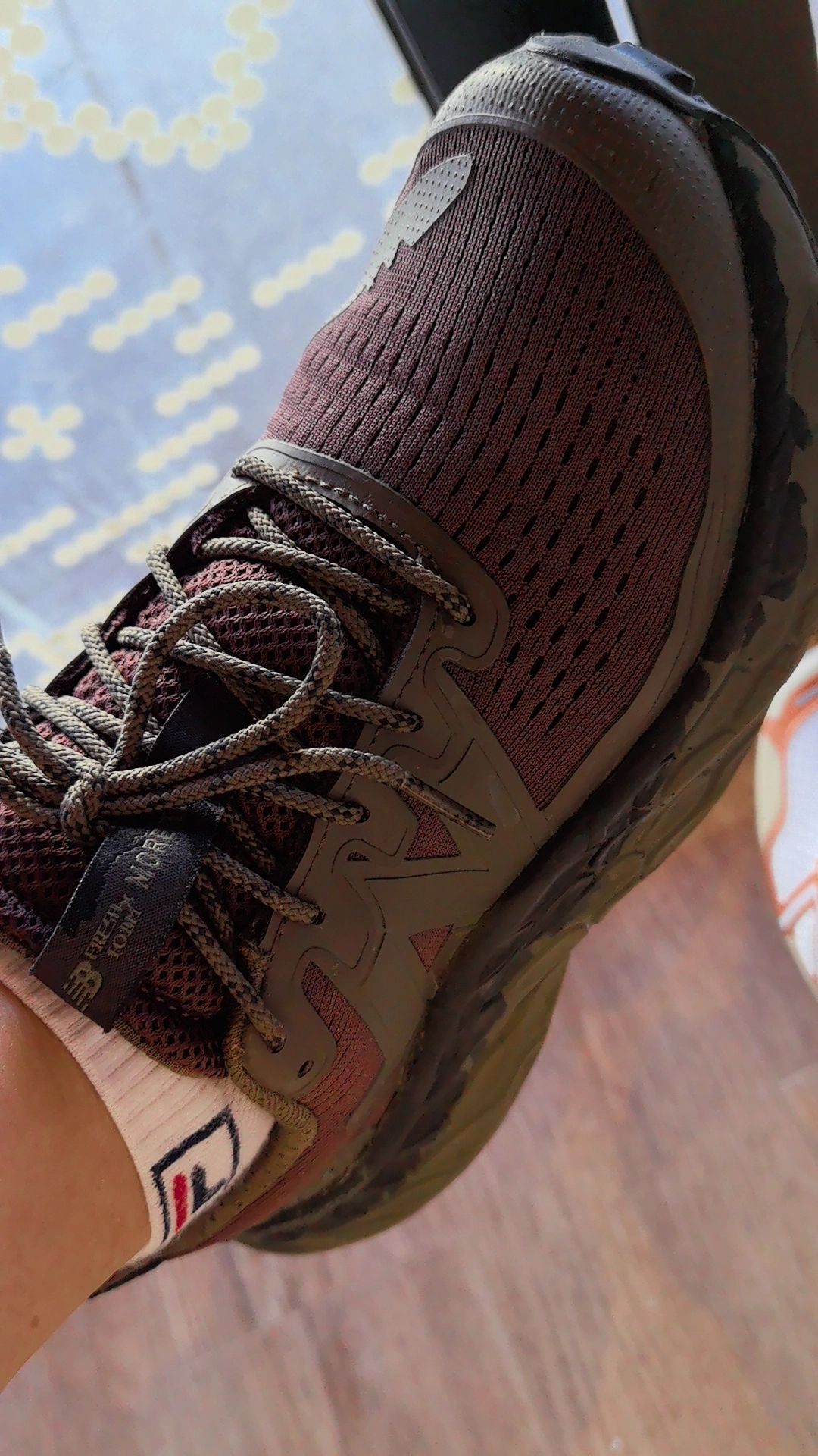 custom review-New Balance NB Свежий Foam X More Trail V3 Дышащие Низкие Кроссовки для Беговых Пути Мужские Коричнево-Зеленые