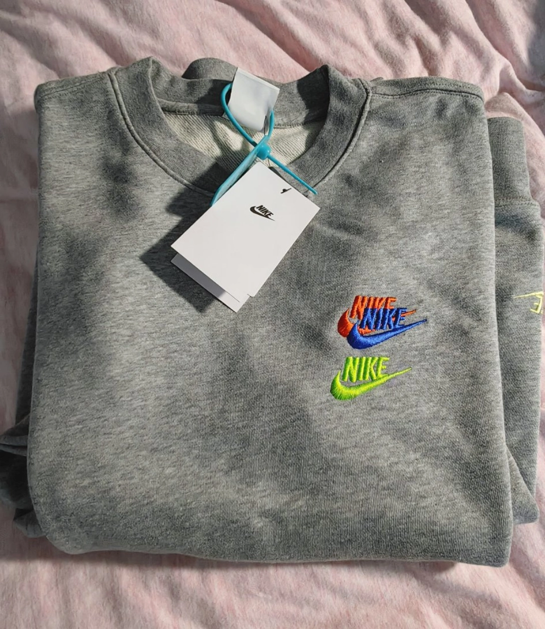 custom review-Nike Толстовка Весенний Мужской Серый