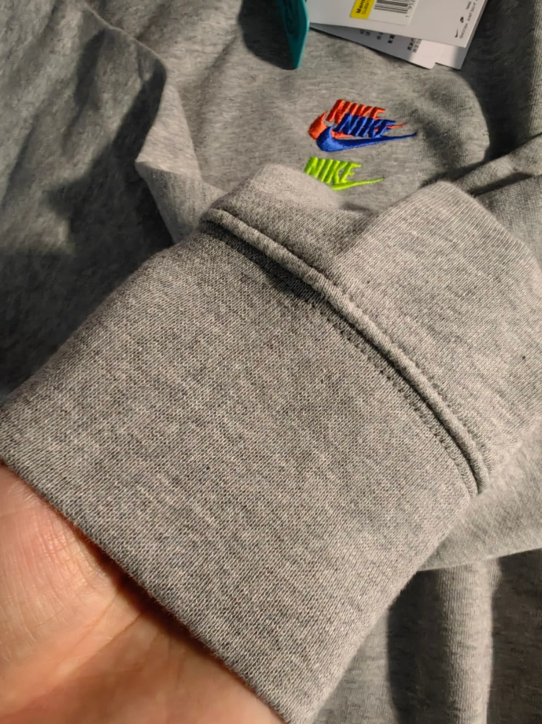 custom review-Nike Толстовка Весенний Мужской Серый