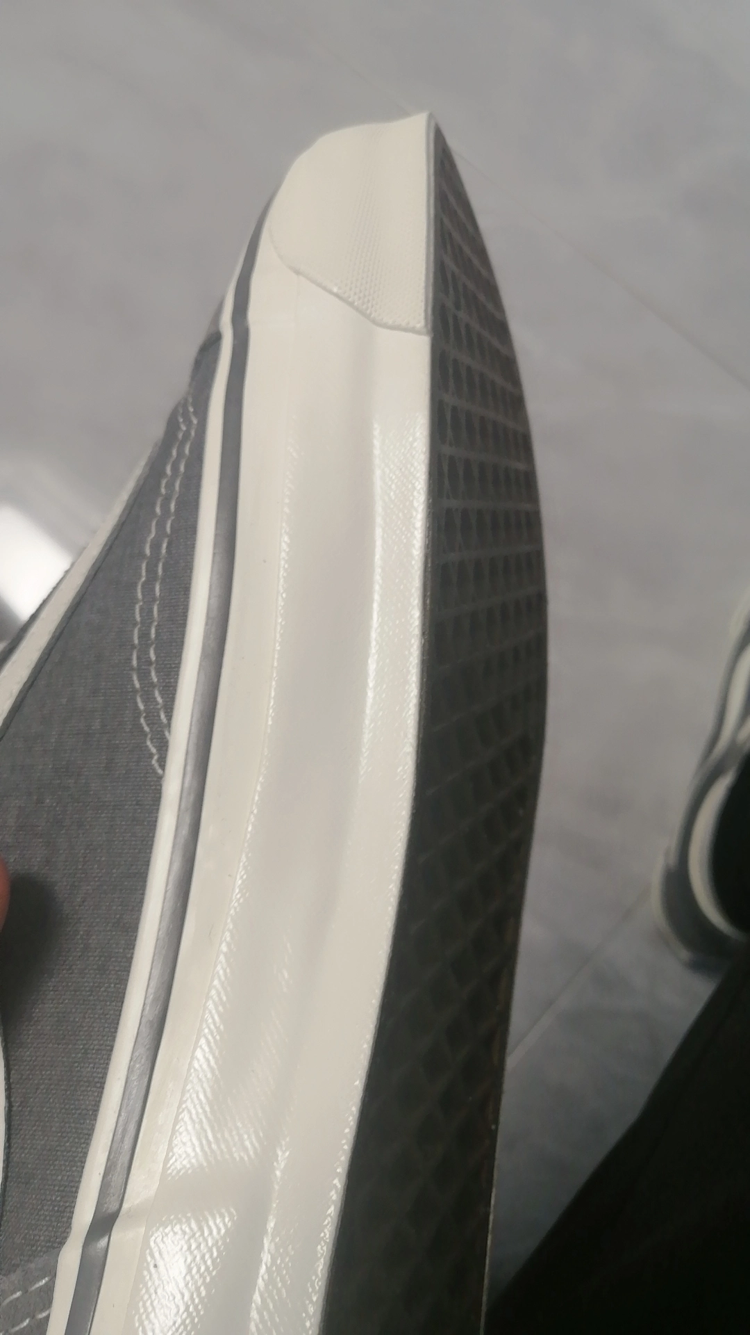 custom review-Vans Old Skool Амортизация Низкие Кроссовки для Скейтбординга Унисекс Серый Белый