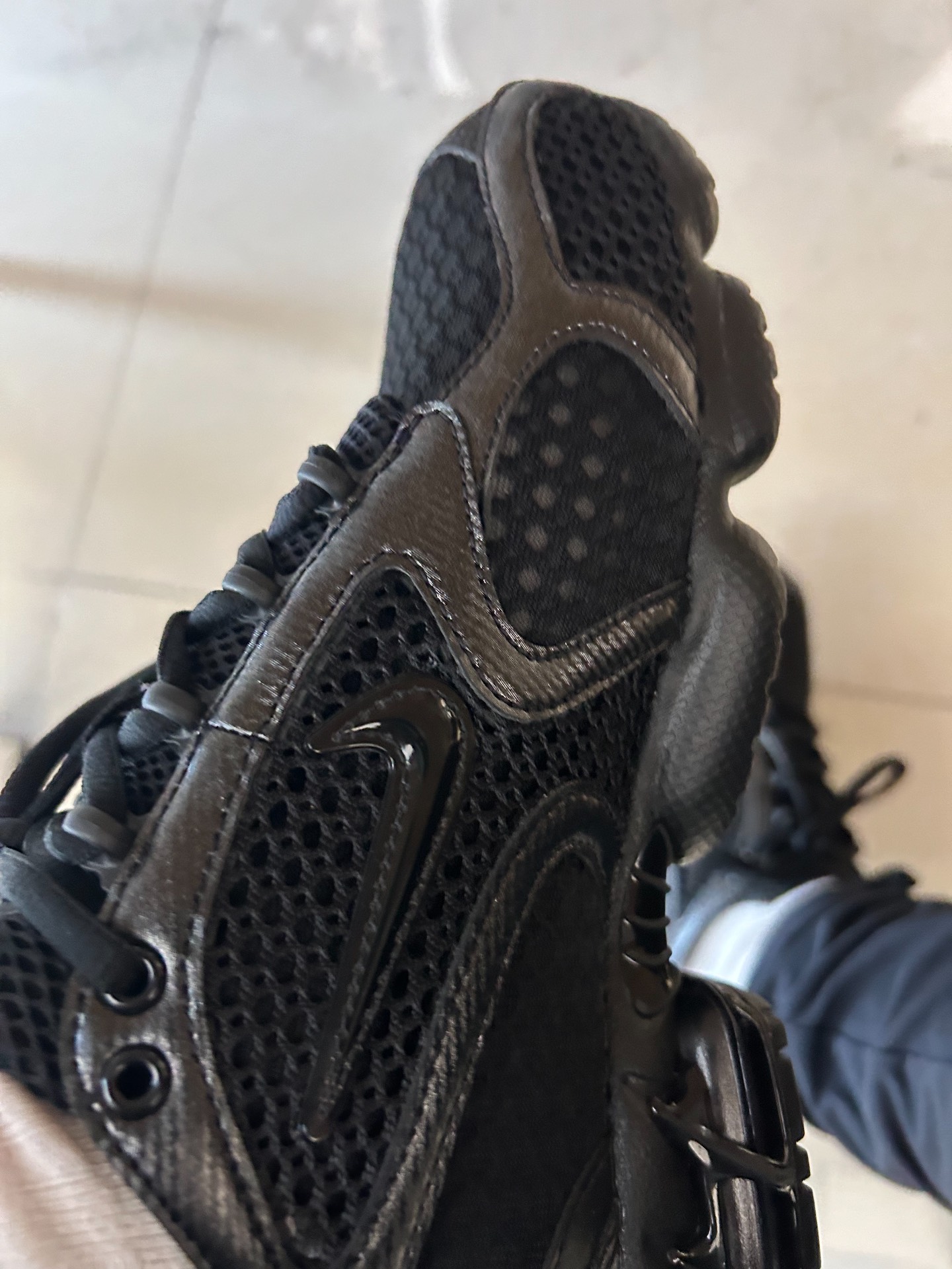 custom review-Nike Air Zoom Spiridon Cage 2 Устойчивый к истиранию Низкий Топ Casual Мужской Черный