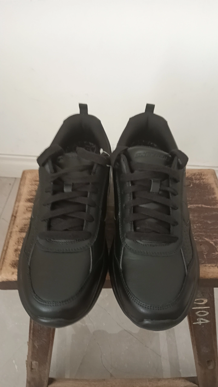 custom review-Skechers Delson 1,0 Повседневная обувь Мужская Чисто черная