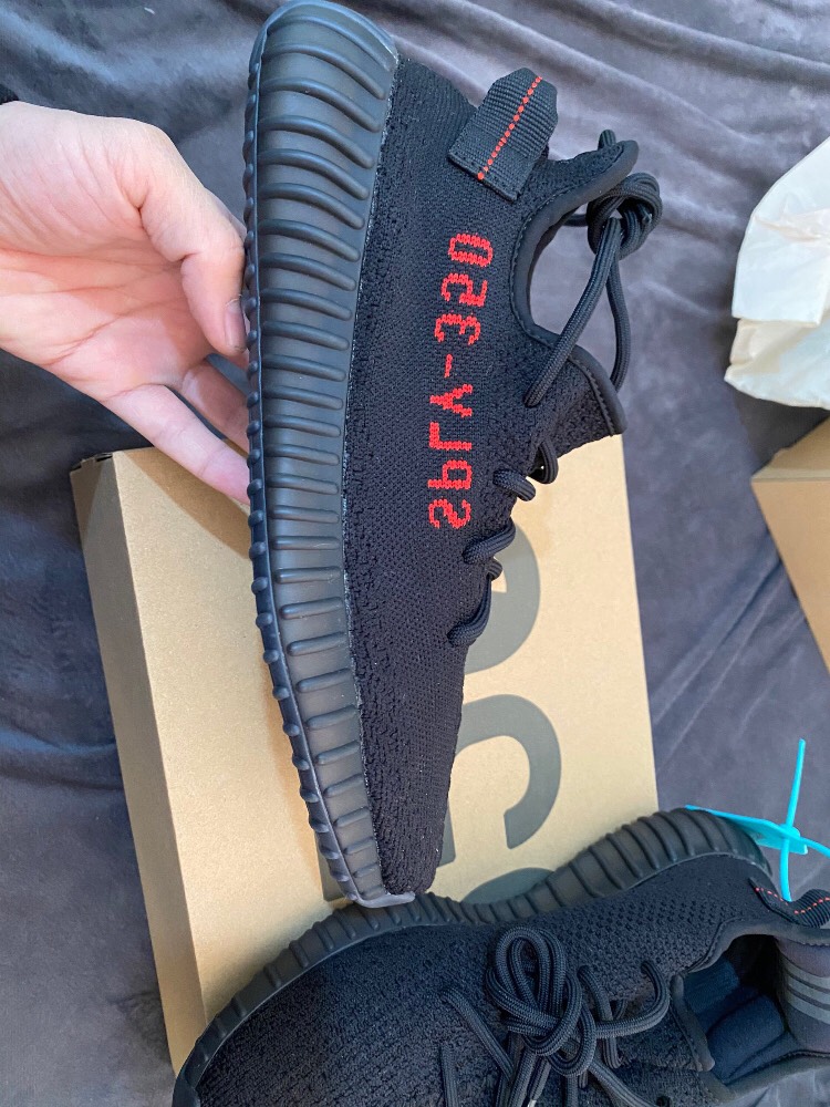 custom review-Adidas Originals Yeezy Boost 350 V2 Темно-красный Низкий топ Повседневная обувь Унисекс Черный Красный